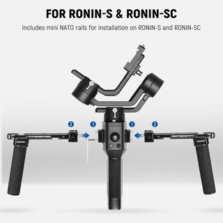 Foto 4 | Soporte Neewer de Doble Empuñadura Compatible con Dji Rs4 Rs4 Pro Rs3 Pro Rs3 Pro Rs2 Rsc2 Ronin S Sc - Venta Intern