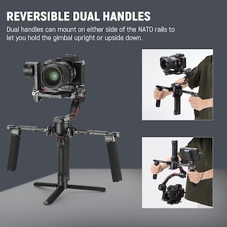 Foto 7 | Soporte Neewer de Doble Empuñadura Compatible con Dji Rs4 Rs4 Pro Rs3 Pro Rs3 Pro Rs2 Rsc2 Ronin S Sc - Venta Intern