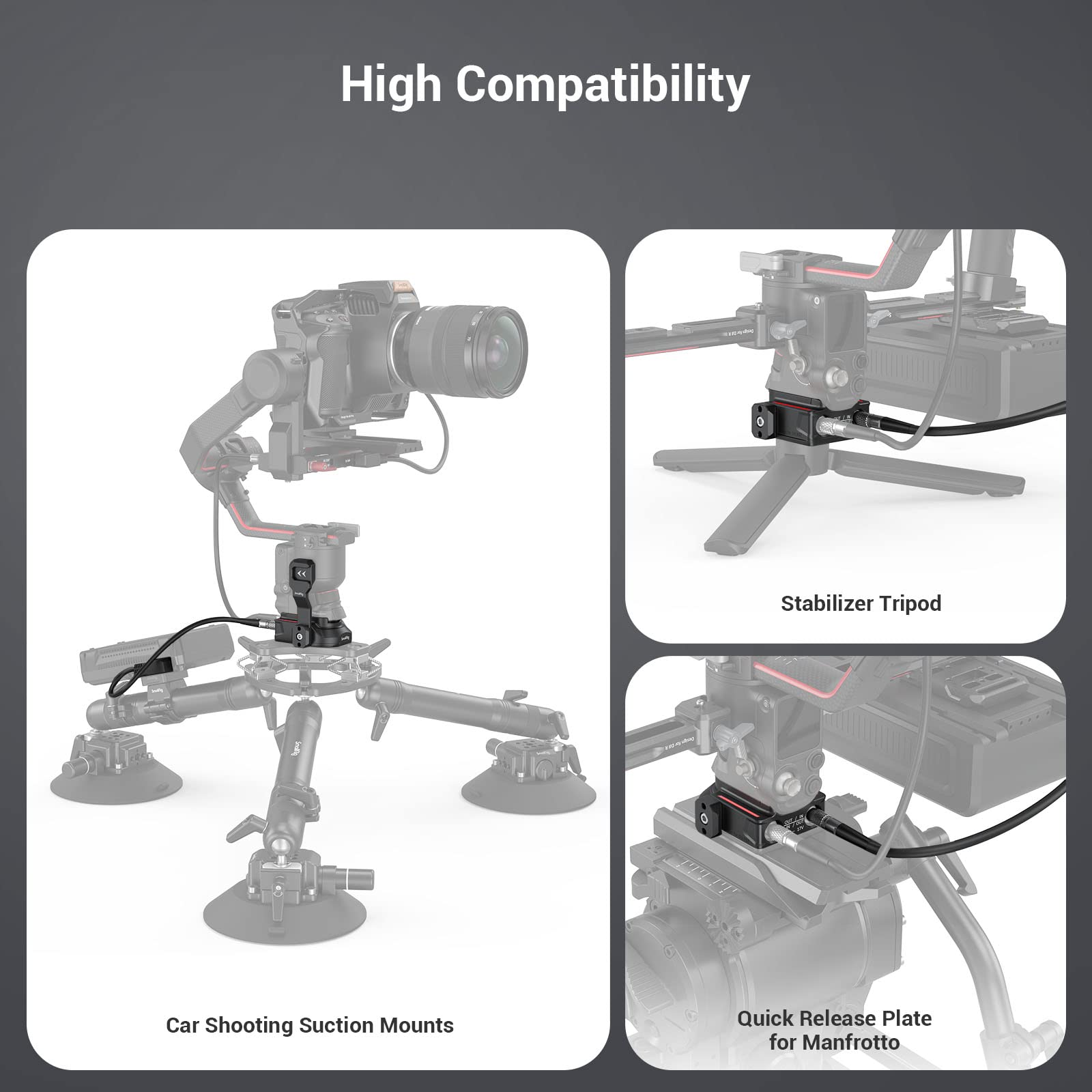 Foto 8 pulgar | Placa Base De Fuente De Alimentación Smallrig Para Dji Rs 2/rs 3 Pro/rs 4 Pro - Venta Internacional.