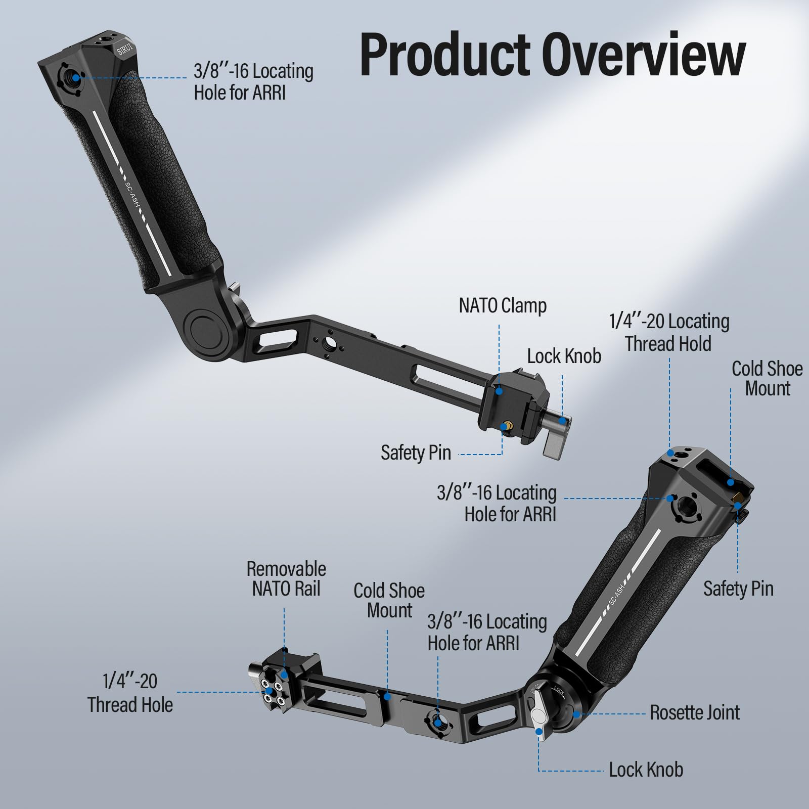 Foto 3 pulgar | Empuñadura Tipo Bandolera Sirui Sc-ash Para Dji Rs 3 Mini, Rs 3, Rs 3 Pro - Venta Internacional.