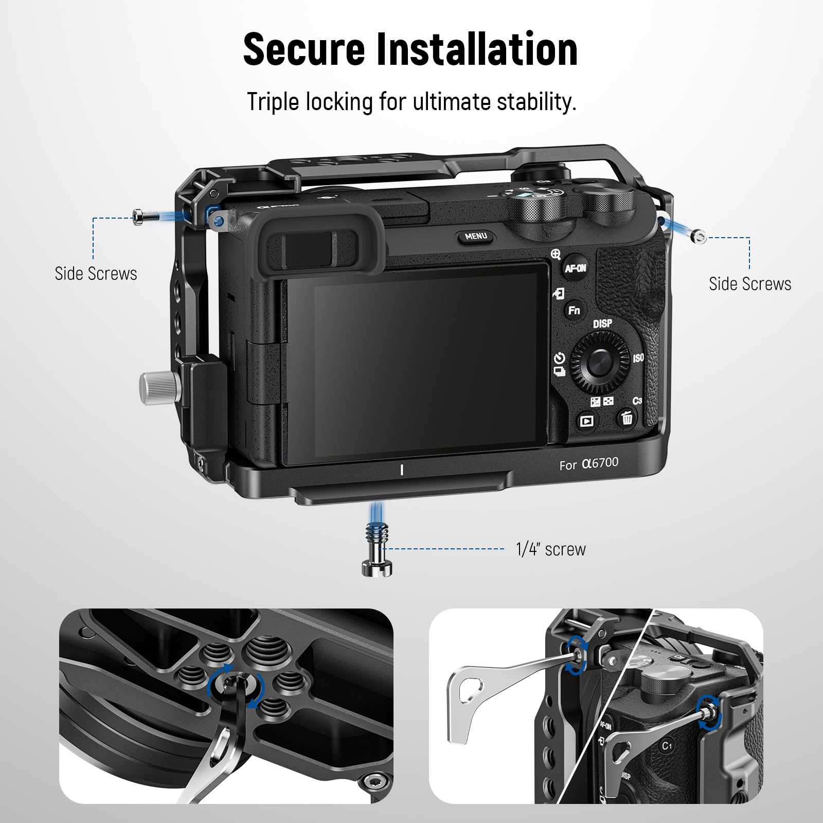 Foto 4 pulgar | Funda De Cámara Neewer A6700 Compatible Con Sony Alpha 6700 - Venta Internacional.