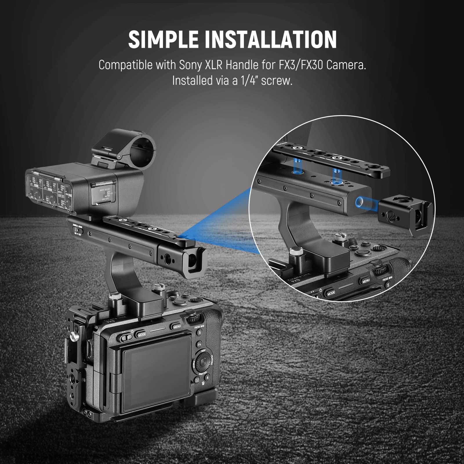 Foto 3 pulgar | Plataforma De Extensión Neewer Ca015 Compatible Con Mango Sony Xlr - Venta Internacional.