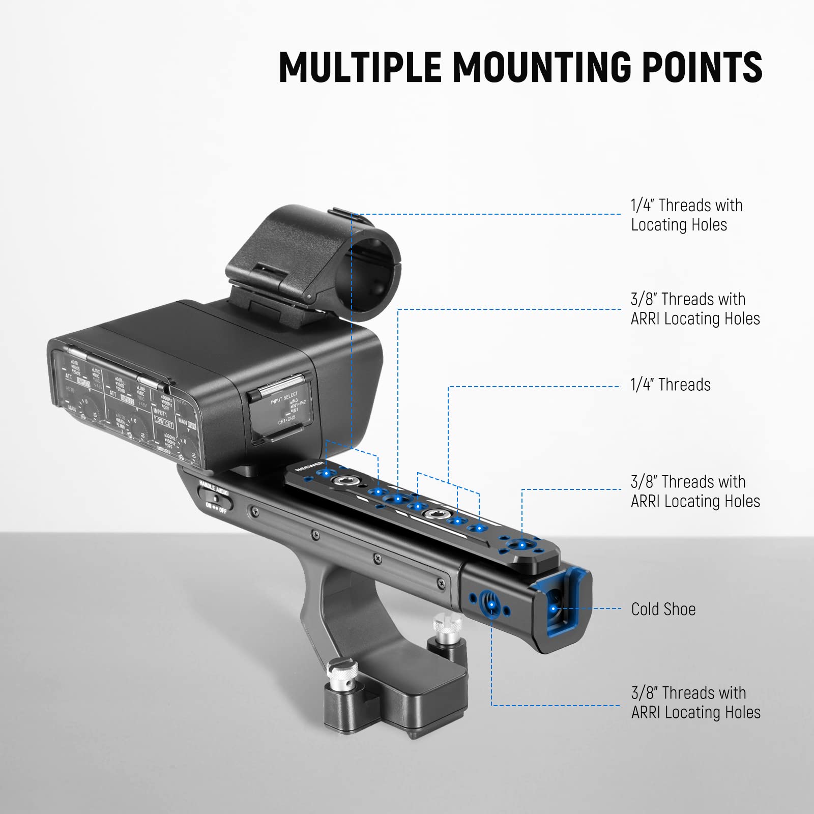 Foto 4 pulgar | Plataforma De Extensión Neewer Ca015 Compatible Con Mango Sony Xlr - Venta Internacional.
