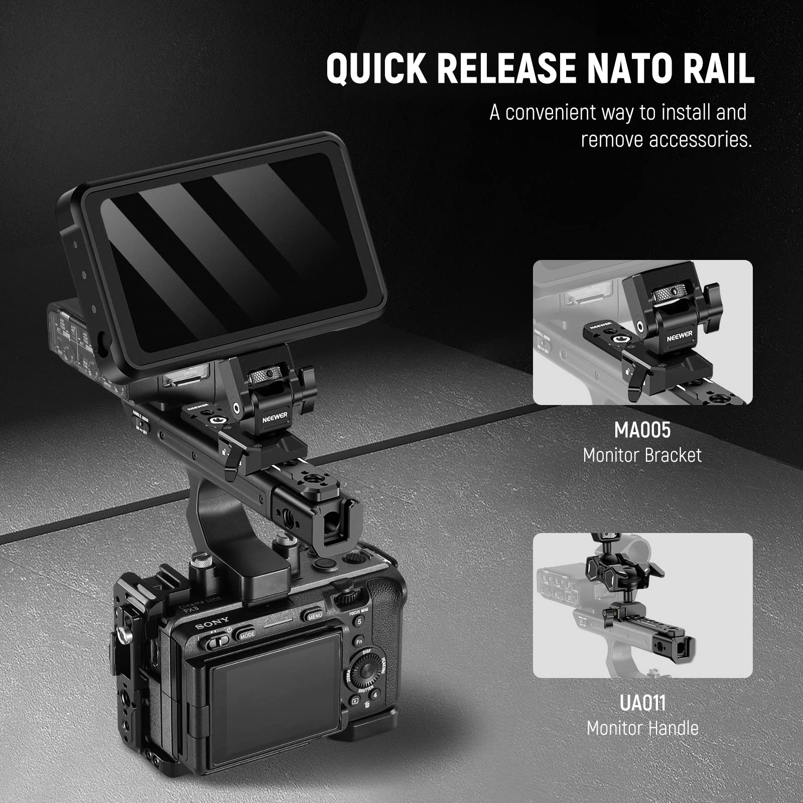 Foto 5 pulgar | Plataforma De Extensión Neewer Ca015 Compatible Con Mango Sony Xlr - Venta Internacional.