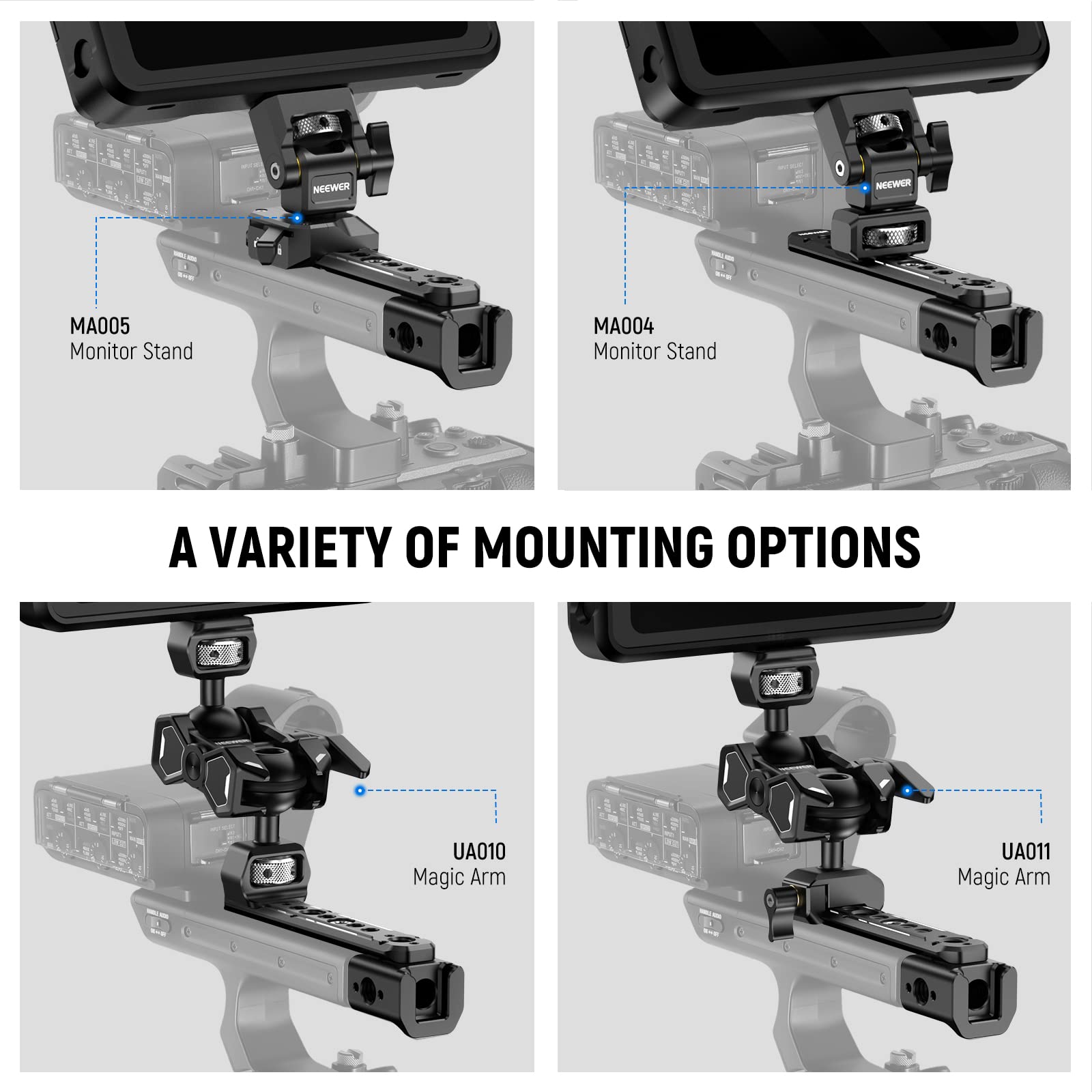 Foto 6 pulgar | Plataforma De Extensión Neewer Ca015 Compatible Con Mango Sony Xlr - Venta Internacional.