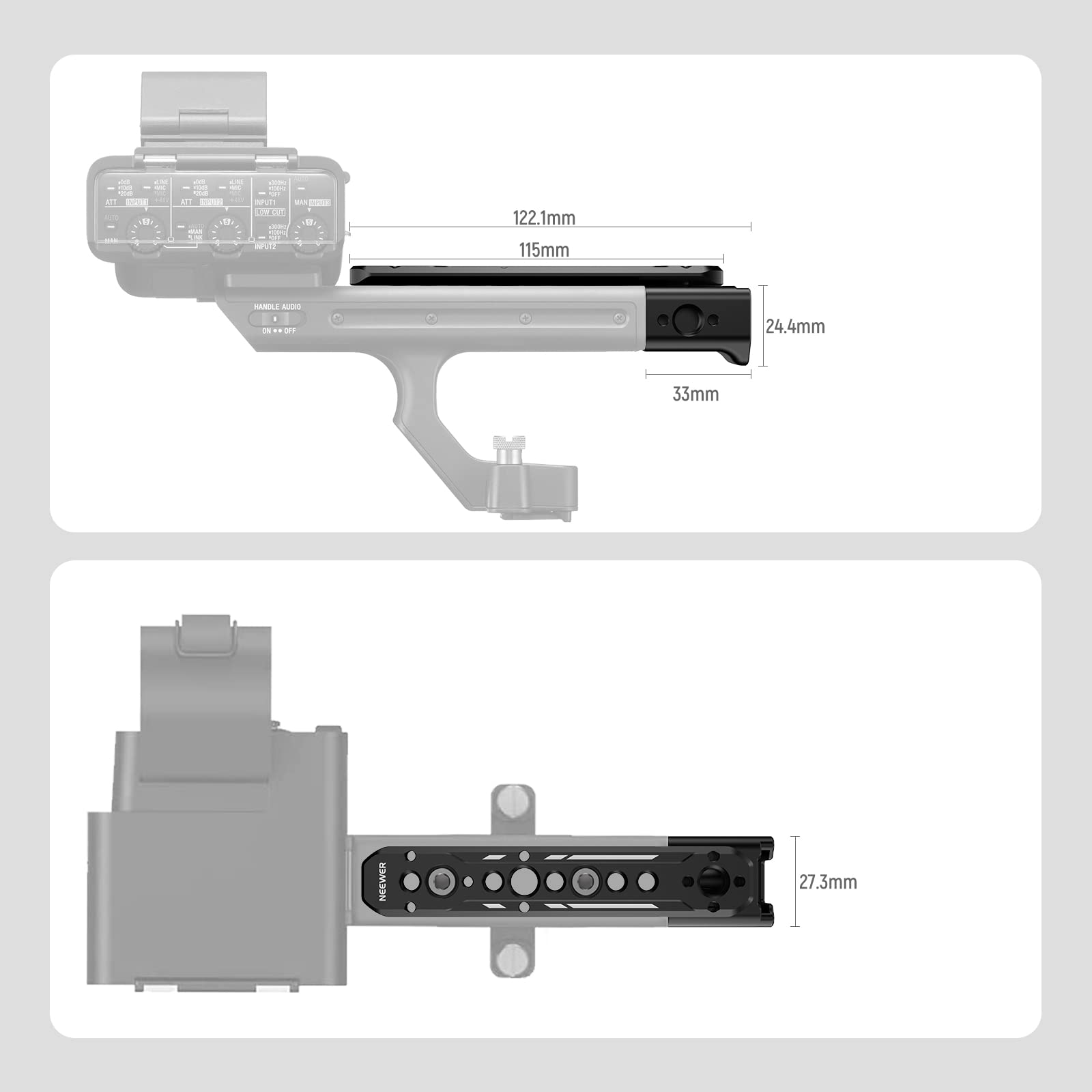 Foto 7 pulgar | Plataforma De Extensión Neewer Ca015 Compatible Con Mango Sony Xlr - Venta Internacional.