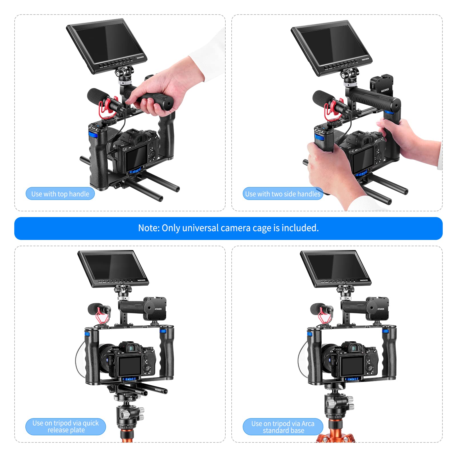 Foto 6 pulgar | Funda De Cámara Neewer Vs107 De Aleación De Aluminio Sony A7s Iii A7iv - Venta Internacional.