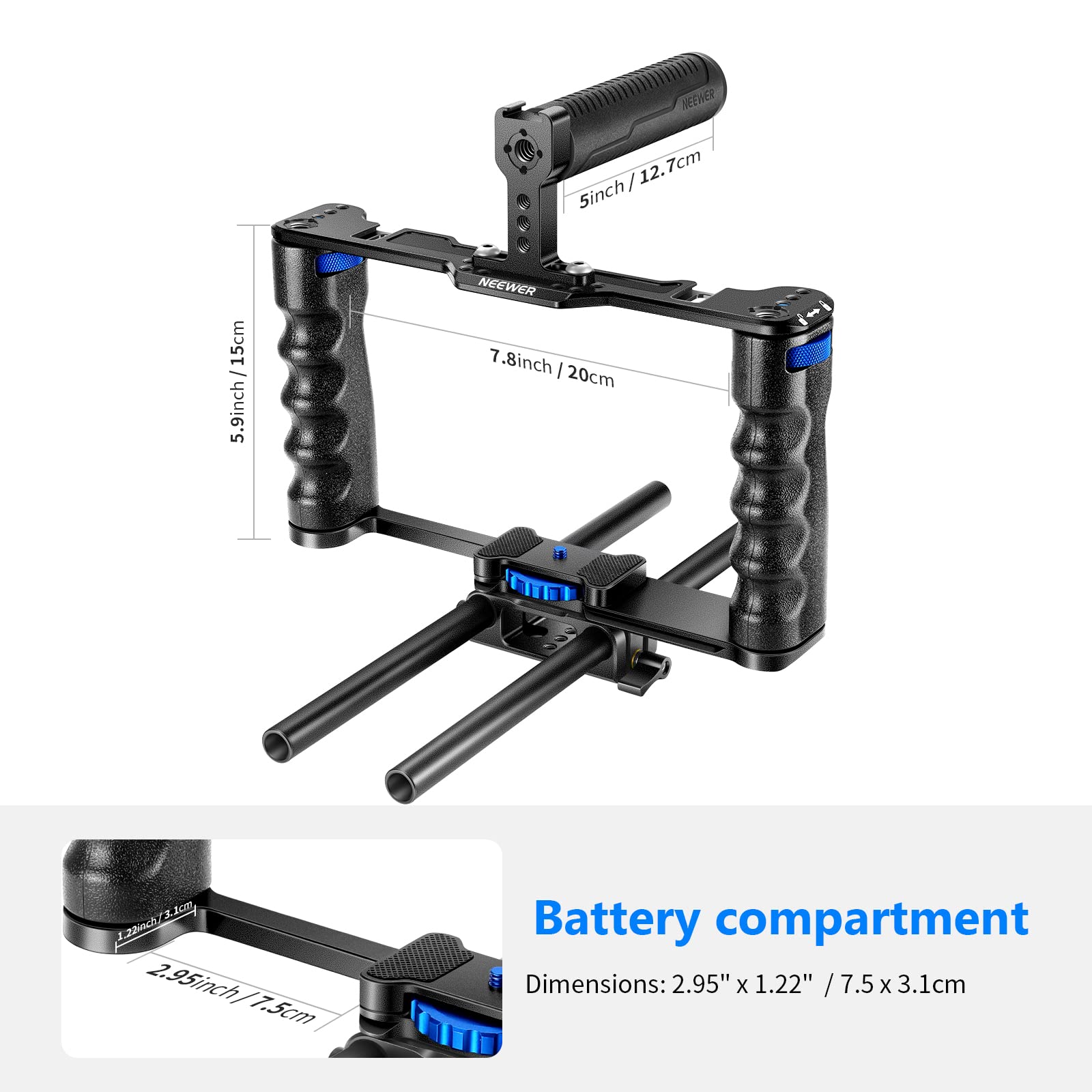 Foto 7 pulgar | Funda De Cámara Neewer Vs107 De Aleación De Aluminio Sony A7s Iii A7iv - Venta Internacional.
