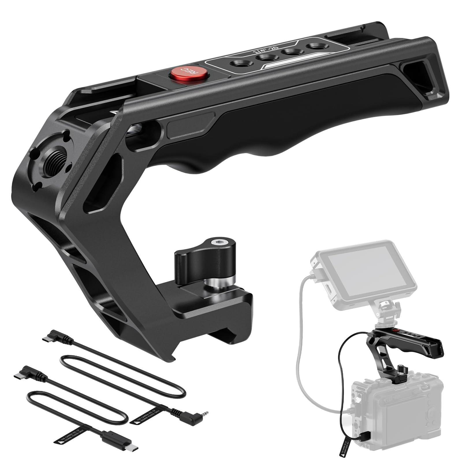 Empuñadura Superior Neewer Pg005e Con Botón De Grabación Para Sony A7 Zv1 - Venta Internacional.