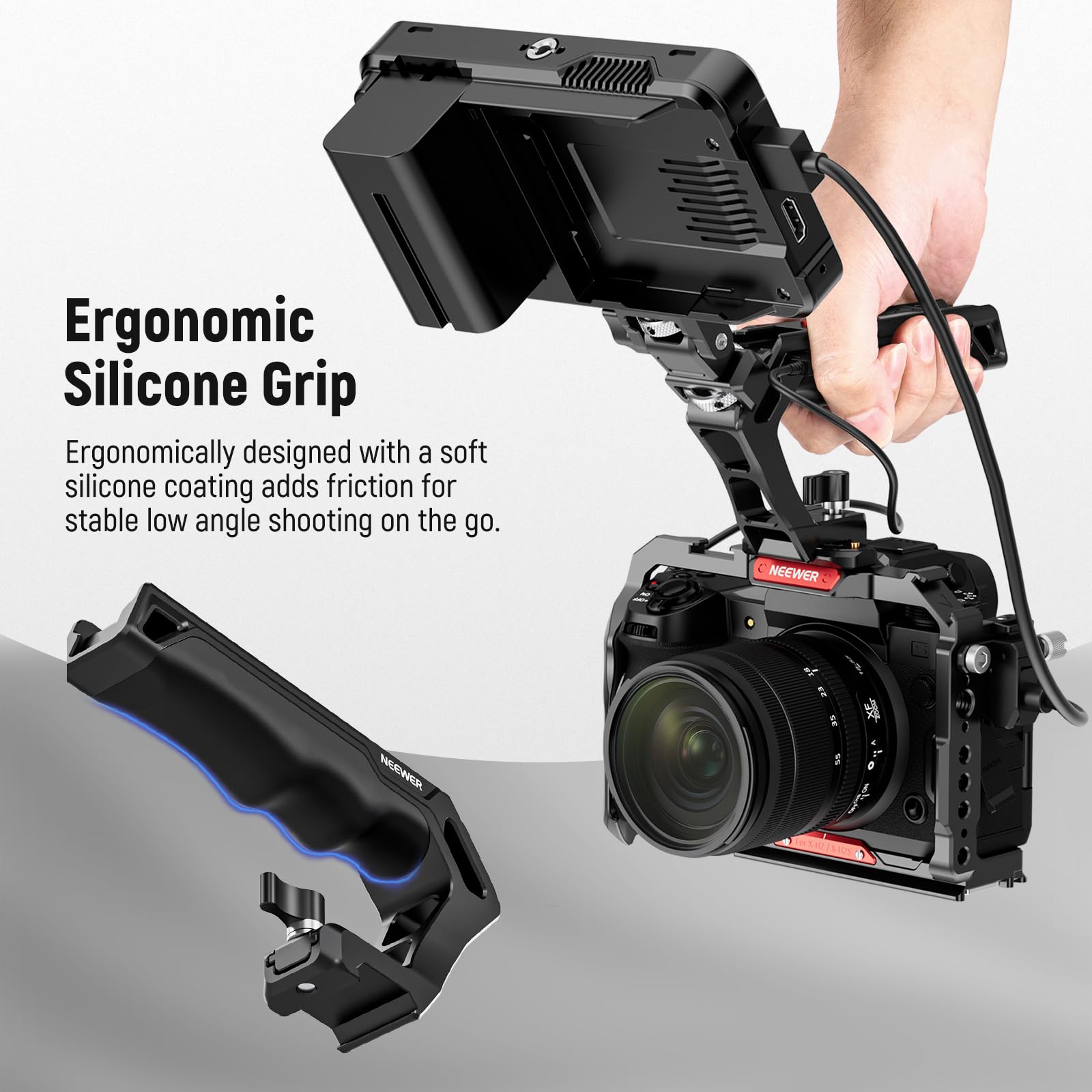 Foto 7 | Empuñadura Superior Neewer Pg005e Con Botón De Grabación Para Sony A7 Zv1 - Venta Internacional.