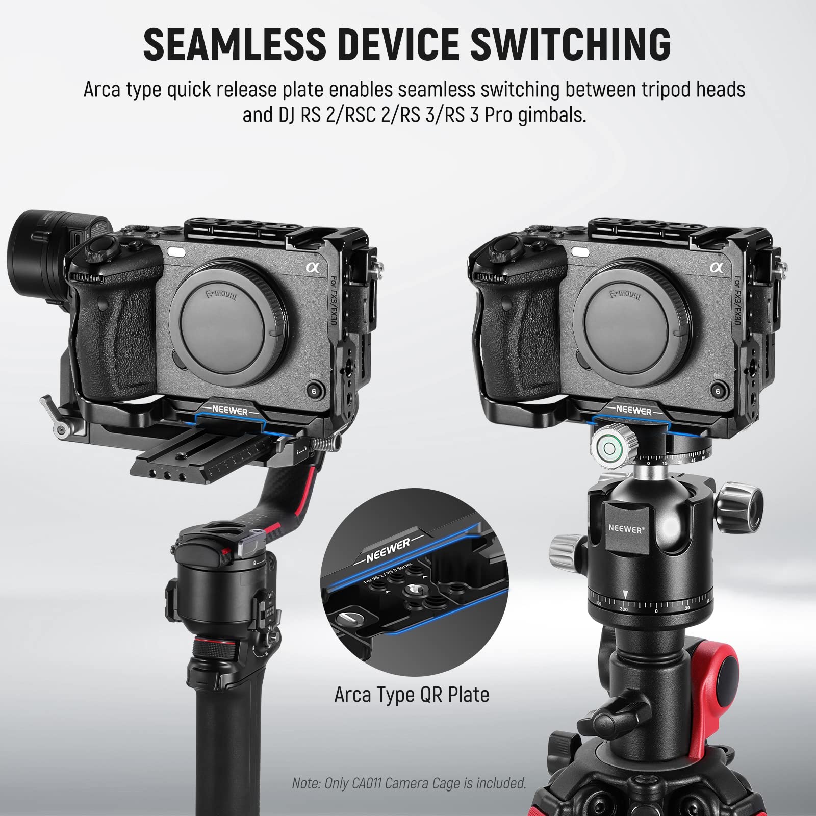 Foto 5 pulgar | Funda De Cámara Neewer Fx3/fx30 Con Pinza Hdmi Para Sony Dji Rs - Venta Internacional.