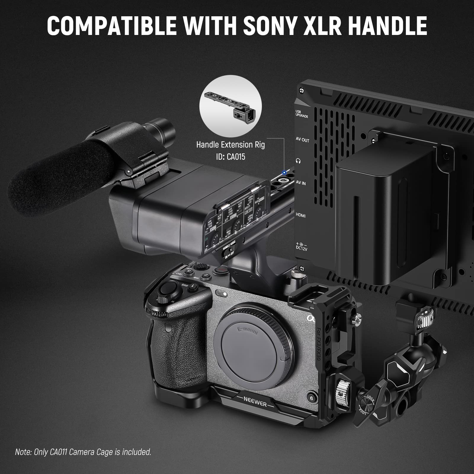 Foto 7 pulgar | Funda De Cámara Neewer Fx3/fx30 Con Pinza Hdmi Para Sony Dji Rs - Venta Internacional.