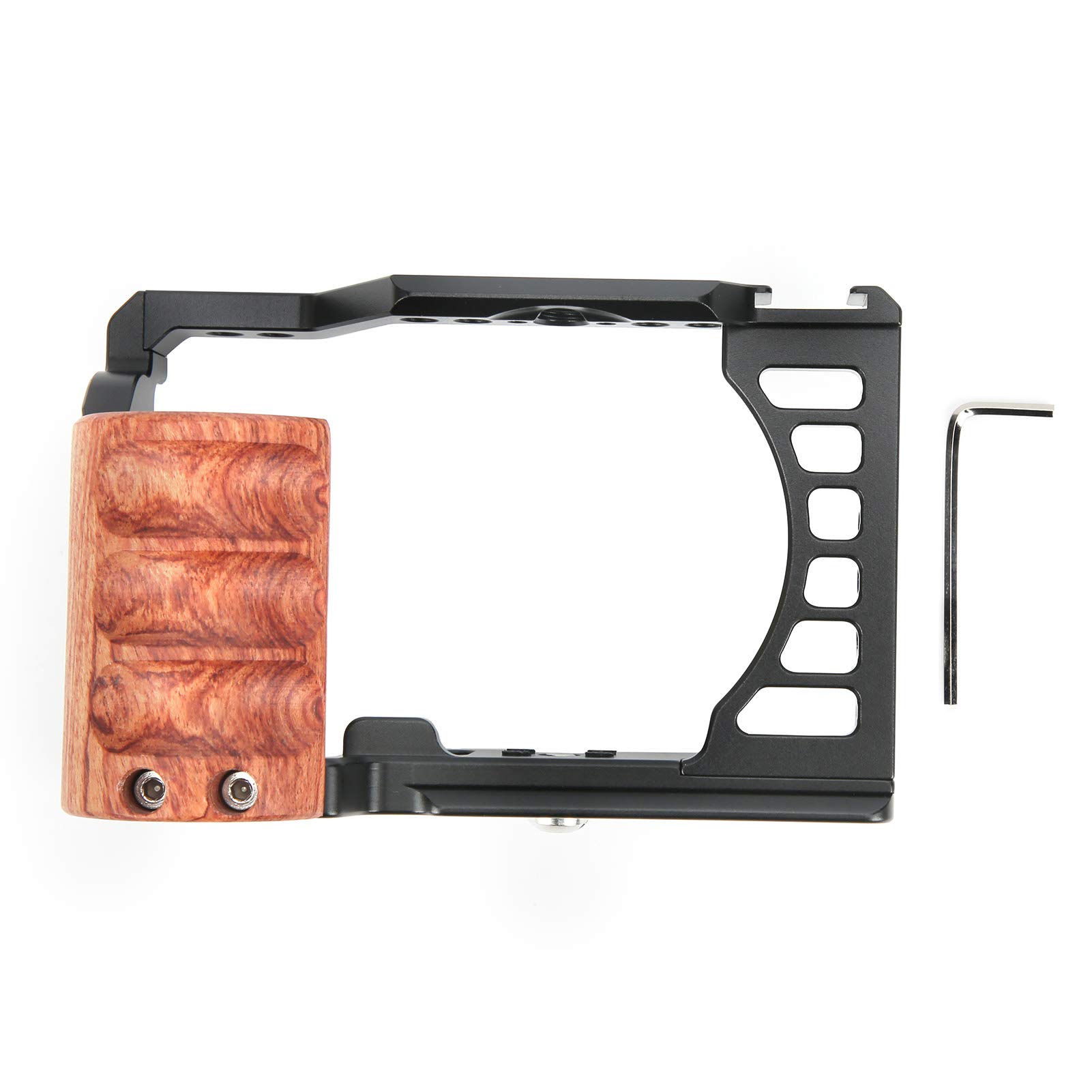 Foto 8 pulgar | Estabilizador De Armazón De Cámara Para Sony A7c Con Mango De Madera - Venta Internacional.