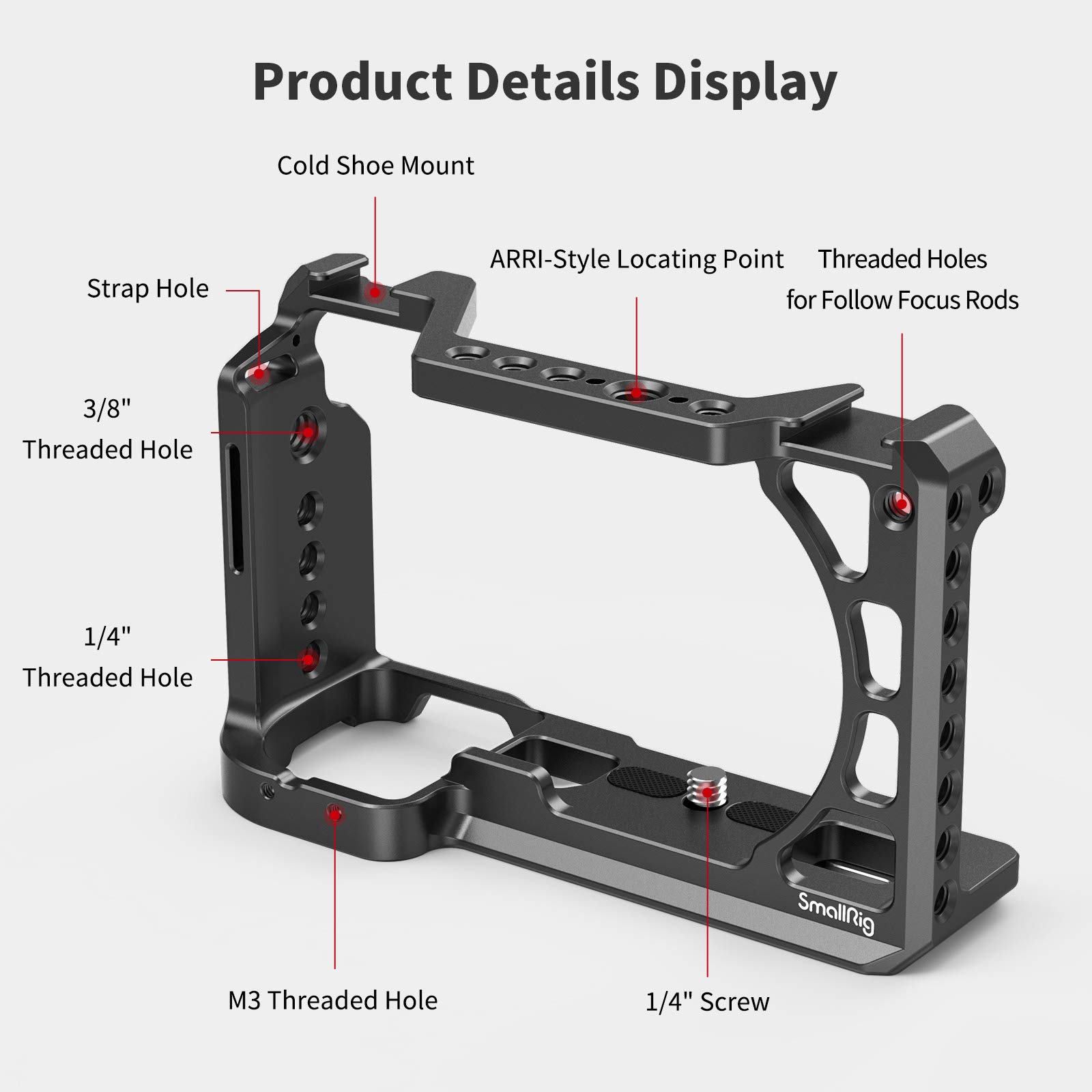 Foto 3 pulgar | Funda de Cámara Smallrig Ccs2310 Para Sony A6400 A6100 Con Accesorios - Venta Internacional