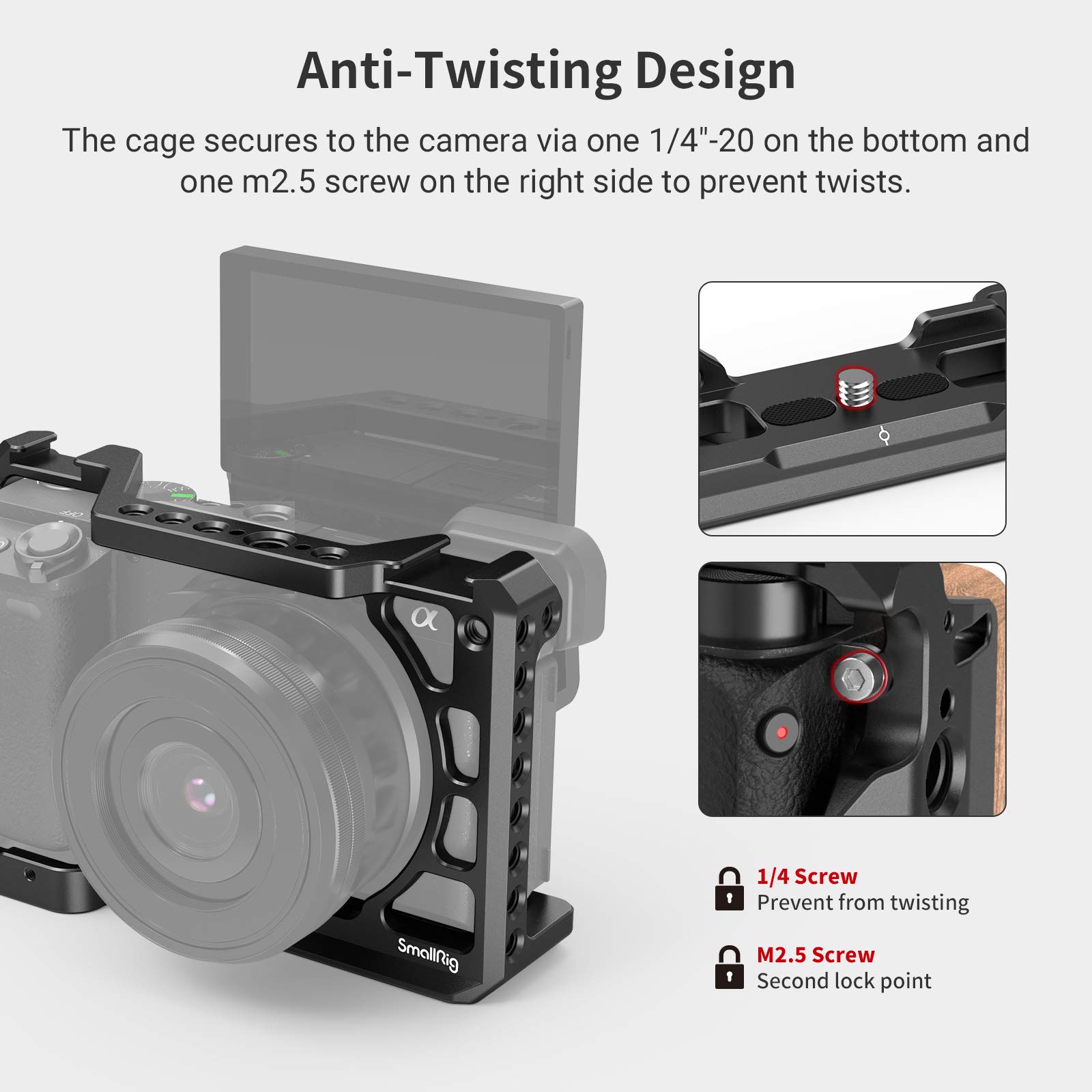 Foto 5 pulgar | Funda de Cámara Smallrig Ccs2310 Para Sony A6400 A6100 Con Accesorios - Venta Internacional