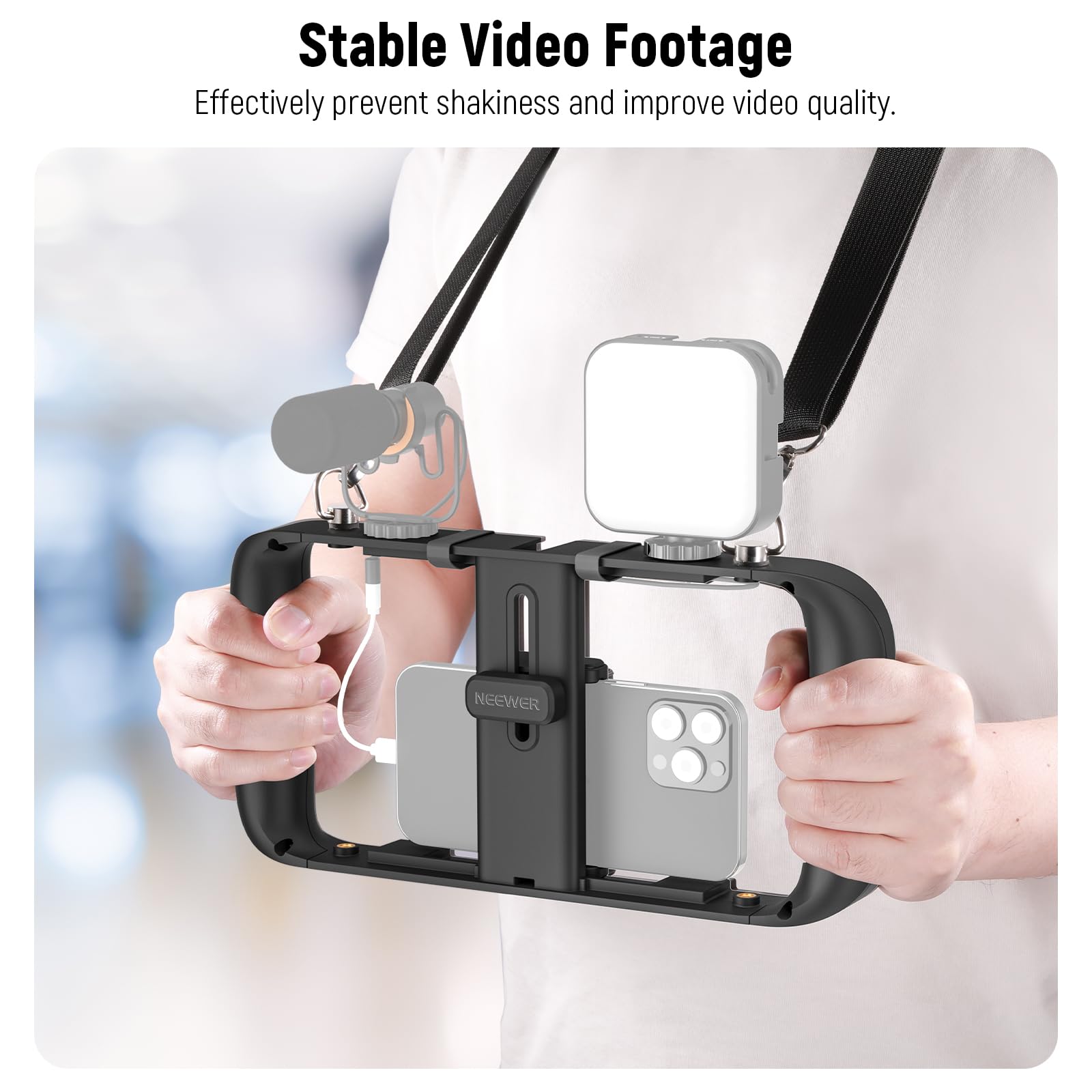 Foto 3 pulgar | Equipo De Vídeo Para Smartphone Neewer Pa025 Con Cable De Teléfono Móvil - Venta Internacional.