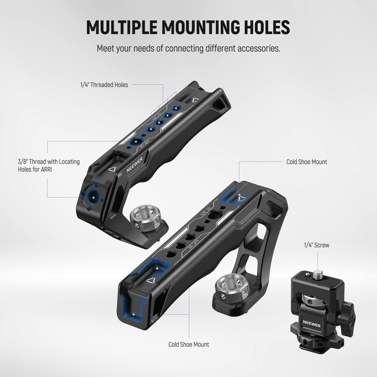 Foto 3 pulgar | Set Top Handle + Montaje para Monitor Neewer Ca007 + Ma006 - Venta Internacional