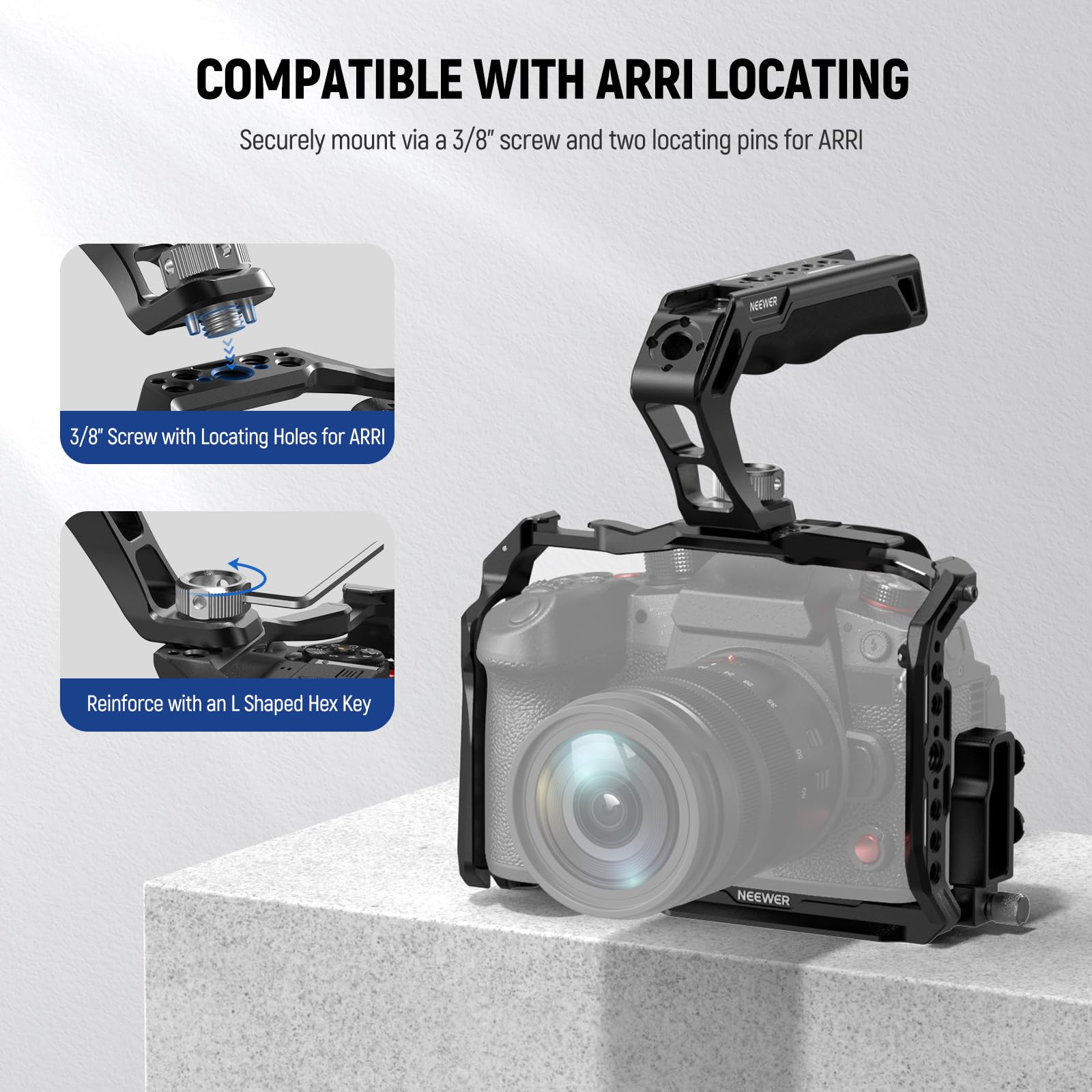Foto 4 pulgar | Set Top Handle + Montaje para Monitor Neewer Ca007 + Ma006 - Venta Internacional
