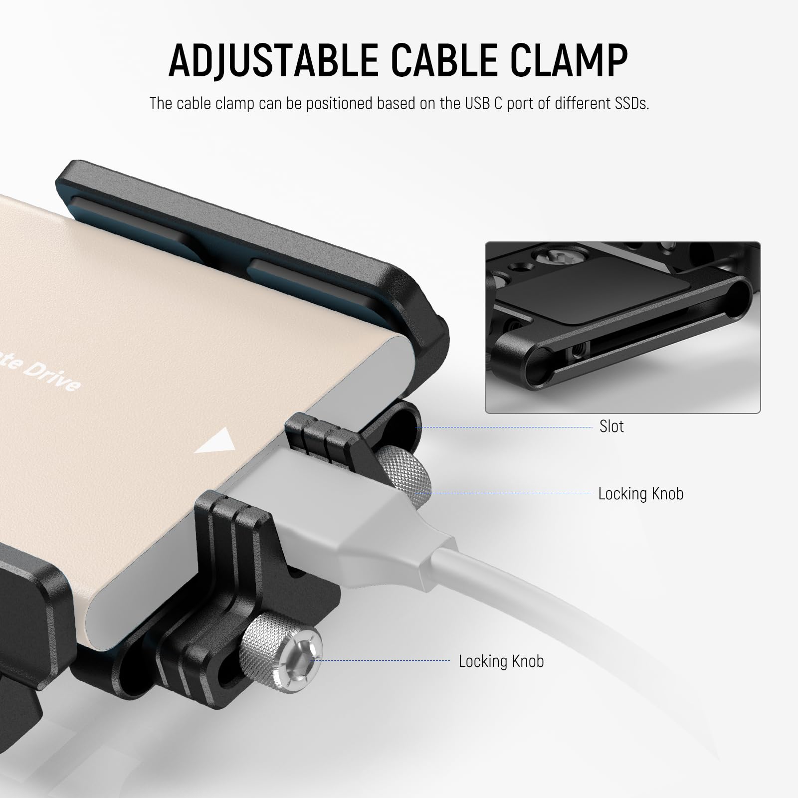 Foto 7 pulgar | Soporte Ssd Mount Neewer Ua035 Para Samsung T5 T7 Ssd Sandisk - Venta Internacional.