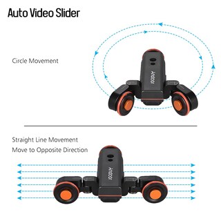Foto 3 | Cámara Motorizada De Vídeo Automática Dolly Andoer De 3 Ruedas Y 3 Velocidades - Venta Internacional.