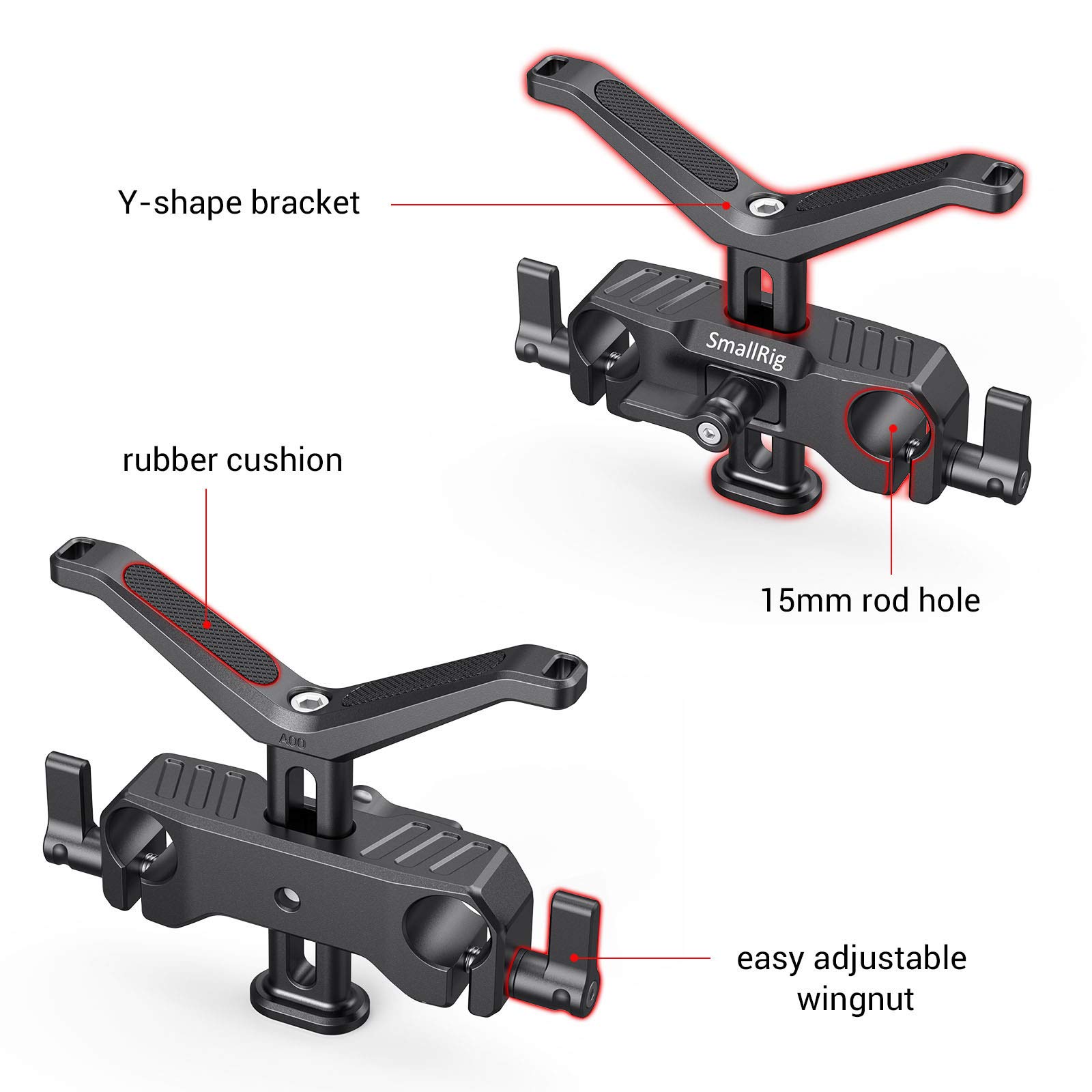 Foto 2 | Soporte De Lente Smallrig De 15 Mm De Largo, Ajustable En Altura - Venta Internacional.