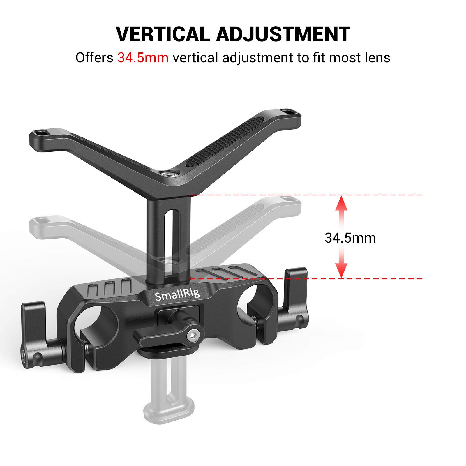 Foto 3 | Soporte De Lente Smallrig De 15 Mm De Largo, Ajustable En Altura - Venta Internacional.