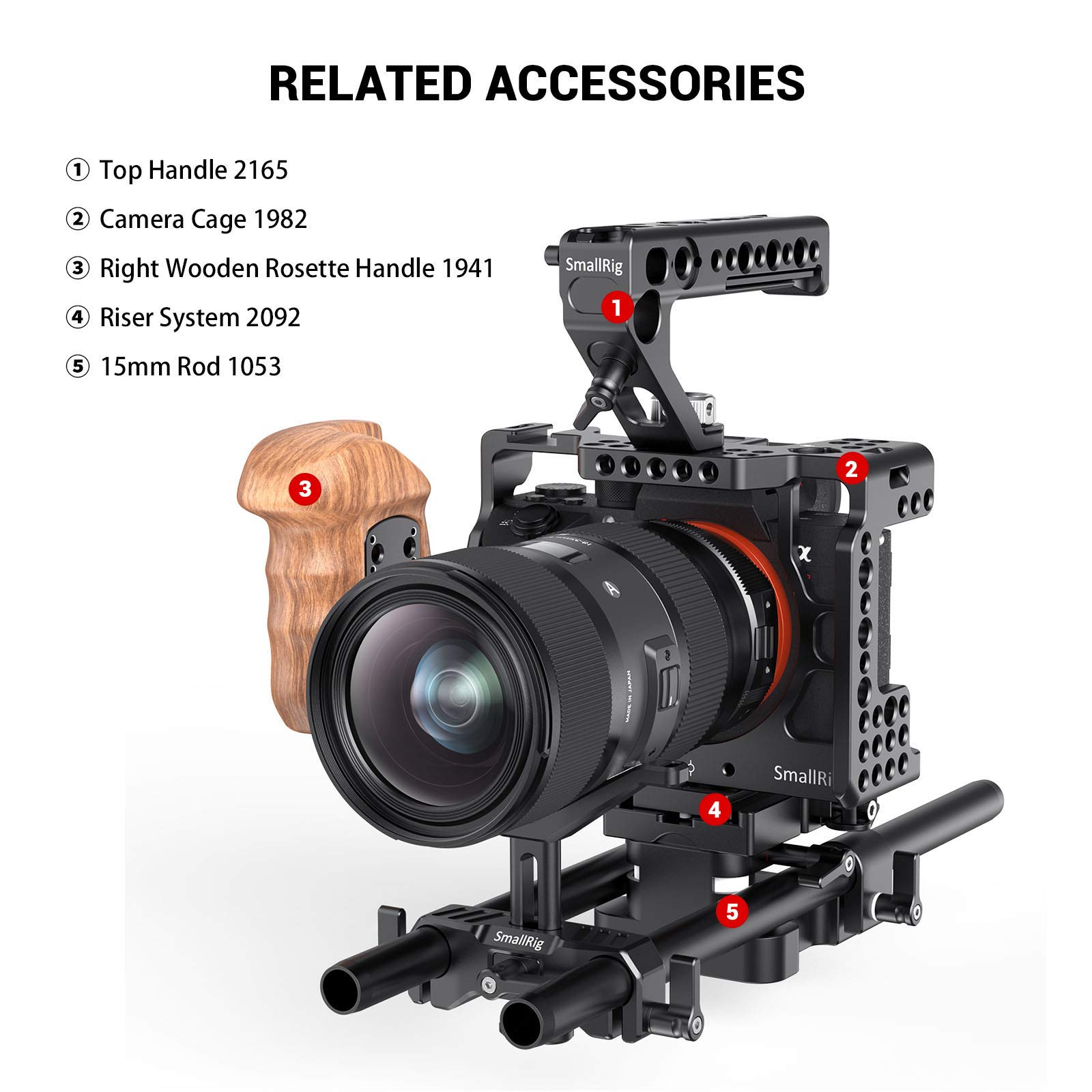 Foto 6 pulgar | Soporte De Lente Smallrig De 15 Mm De Largo, Ajustable En Altura - Venta Internacional.