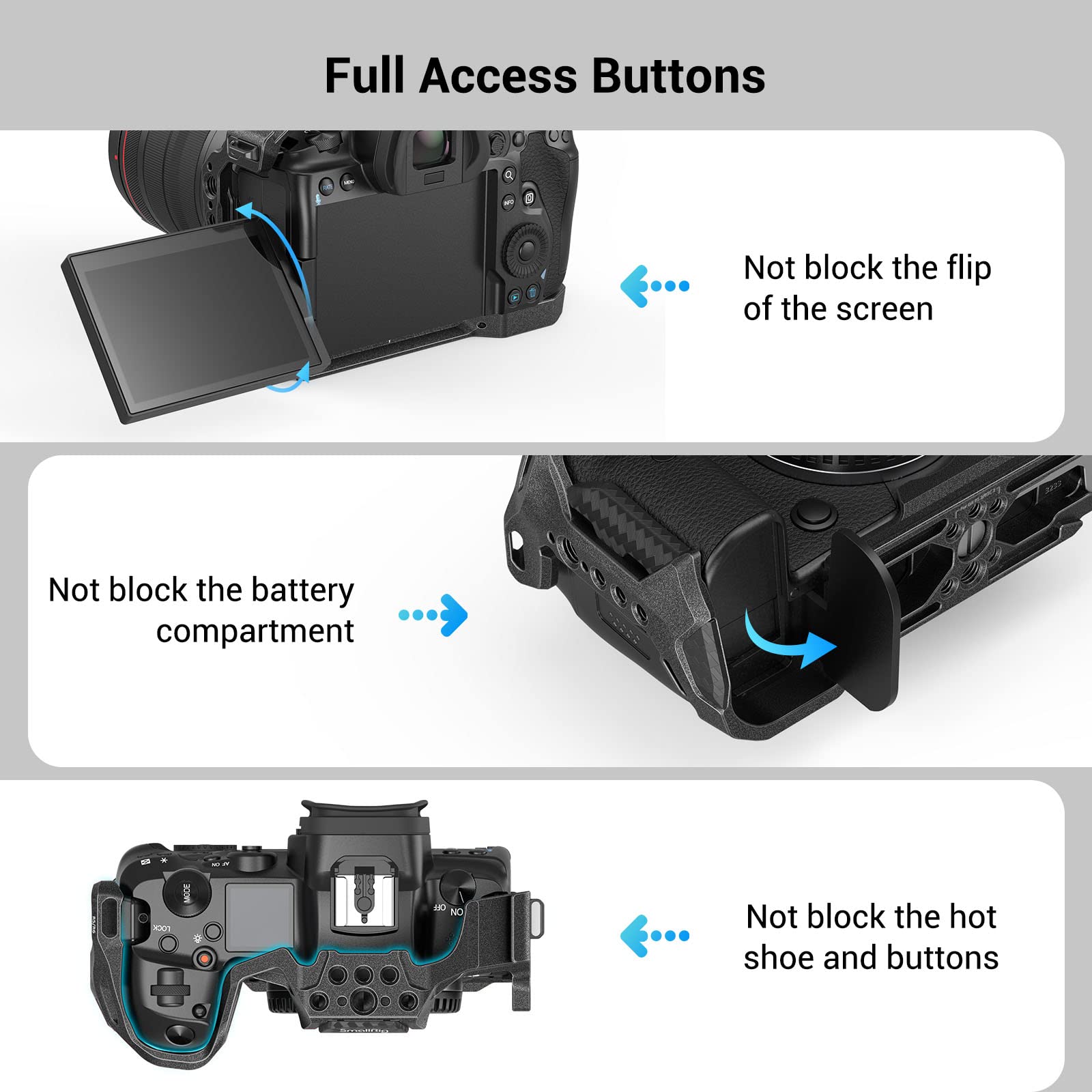 Foto 5 pulgar | Kit De Armazón Smallrig R5 R5 C R6 Para Cámara Sin Espejo Canon - Venta Internacional.