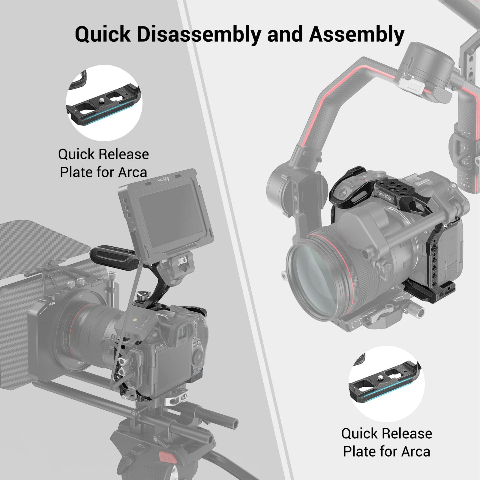 Foto 7 pulgar | Kit De Armazón Smallrig R5 R5 C R6 Para Cámara Sin Espejo Canon - Venta Internacional.