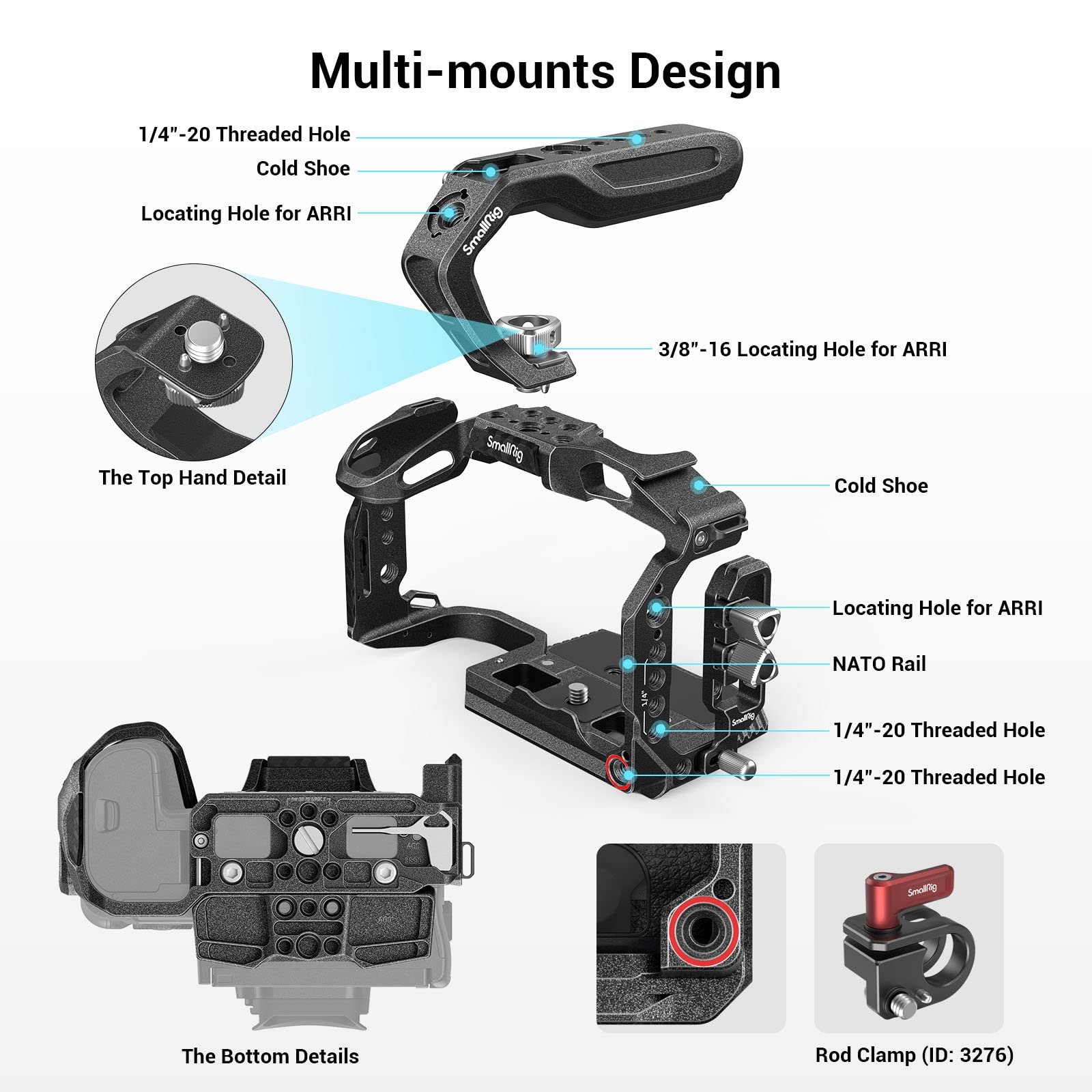 Foto 2 | Kit Portátil Con Armazón De Cámara Smallrig R5c Para Canon R5 C - Venta Internacional.