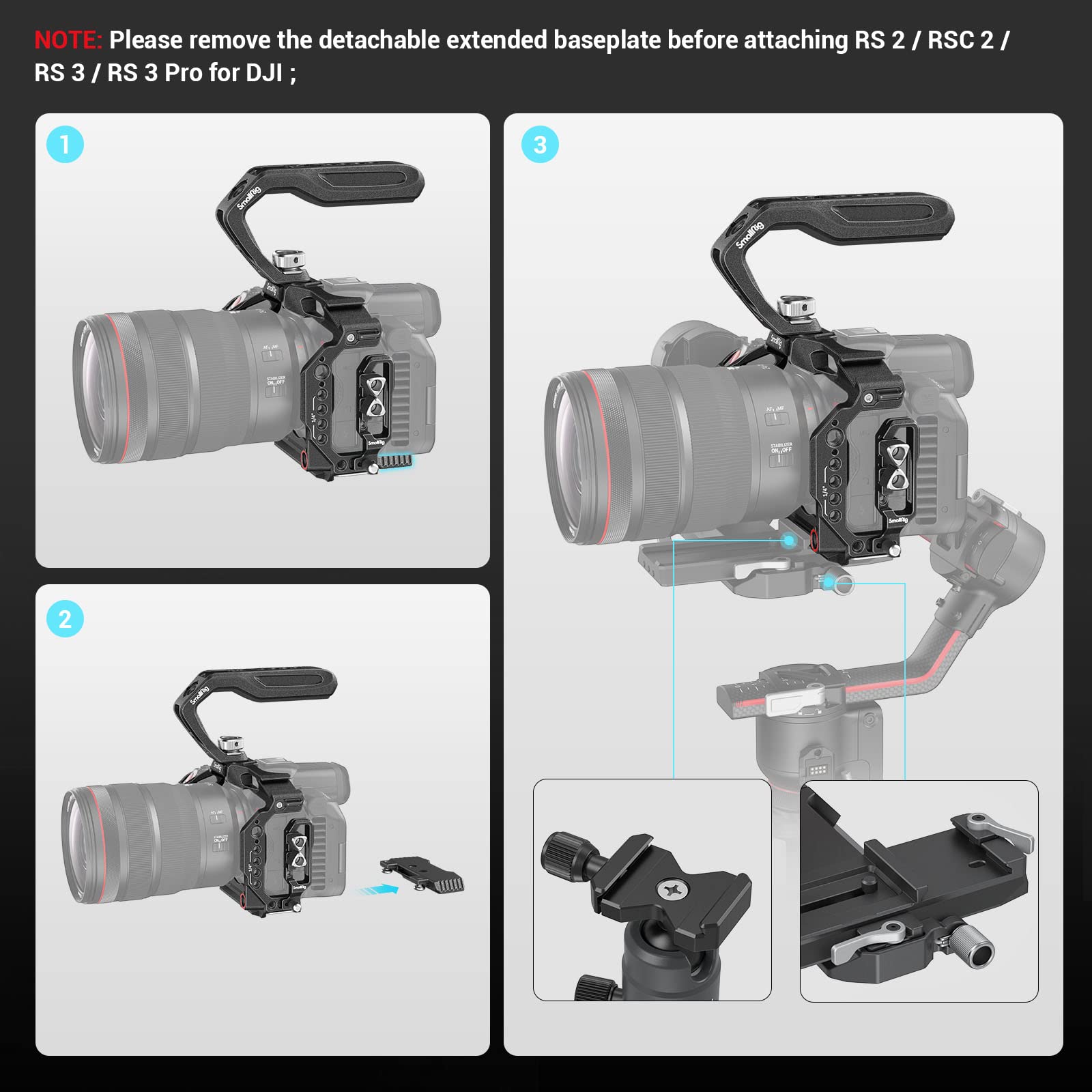 Foto 7 pulgar | Kit Portátil Con Armazón De Cámara Smallrig R5c Para Canon R5 C - Venta Internacional.