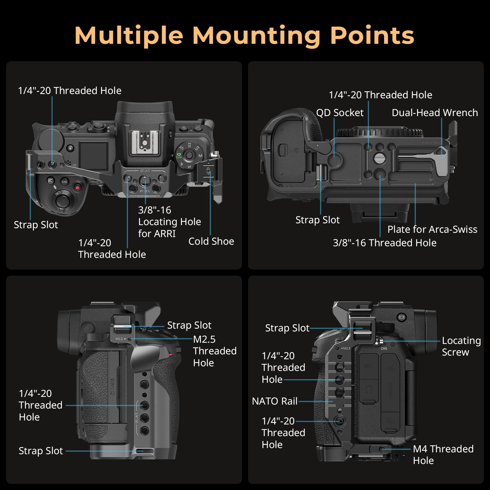 Foto 8 pulgar | Kit De Soporte De Cámara Smallrig Z6 Iii Para Nikon Z6 Iii Con Accesorios - Venta Internacional.