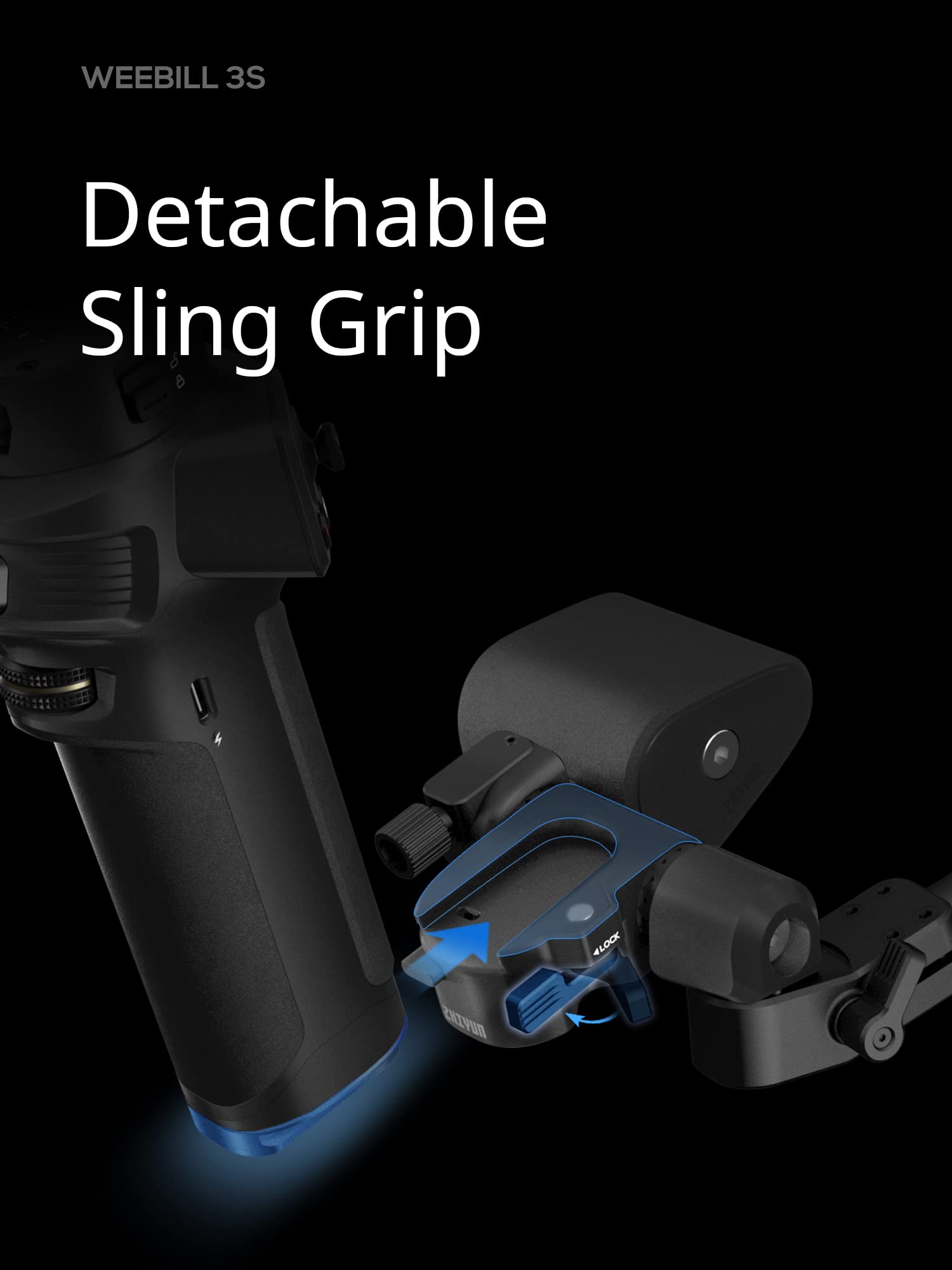 Foto 3 | Estabilizador De Cardán Zhiyun Weebill 3s Para Cámara Réflex Digital/sin Espejo - Venta Internacional.