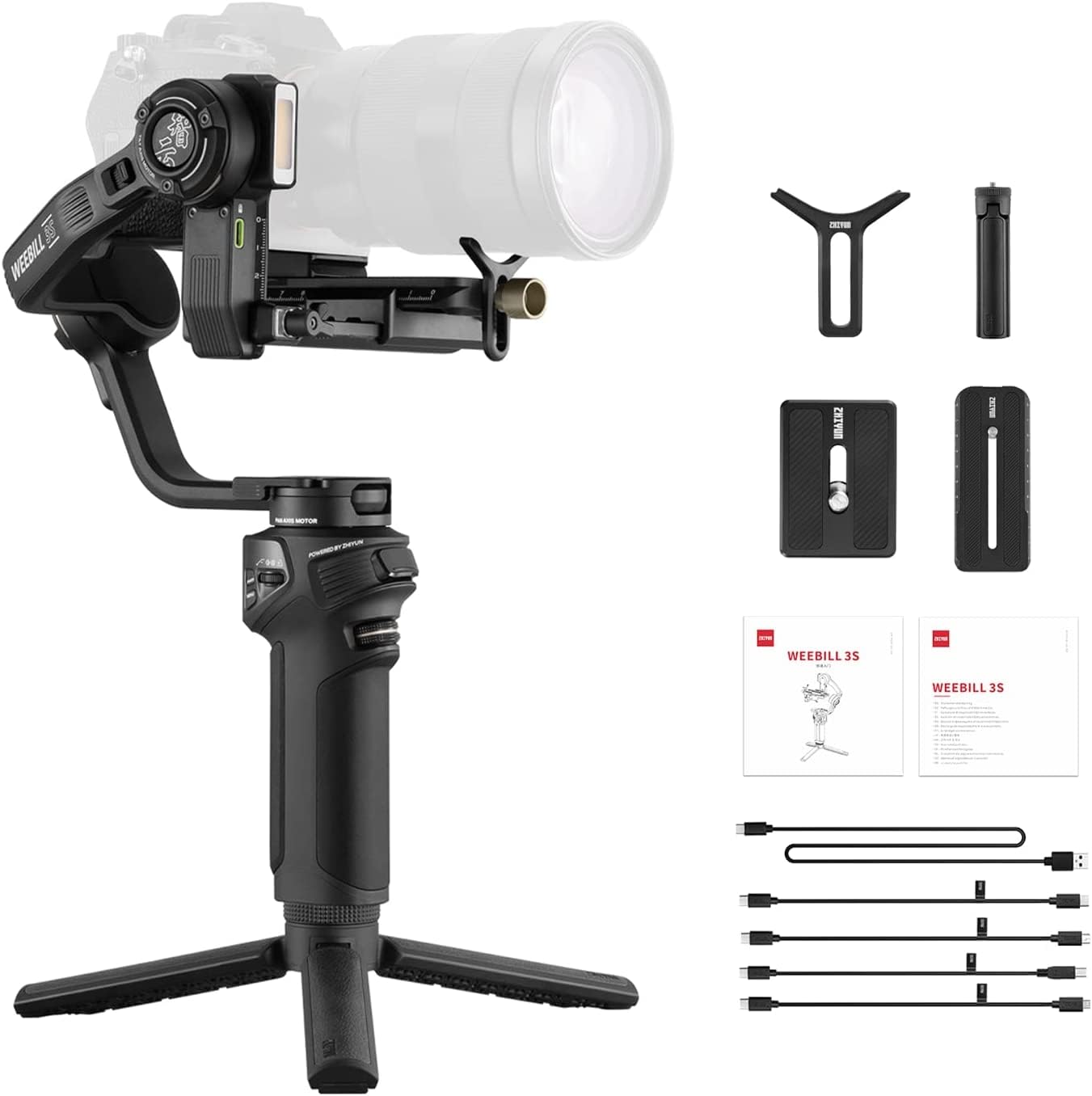 Estabilizador De Cardán Zhiyun Weebill 3s Para Réflex Digital Y Sin Espejo - Venta Internacional.