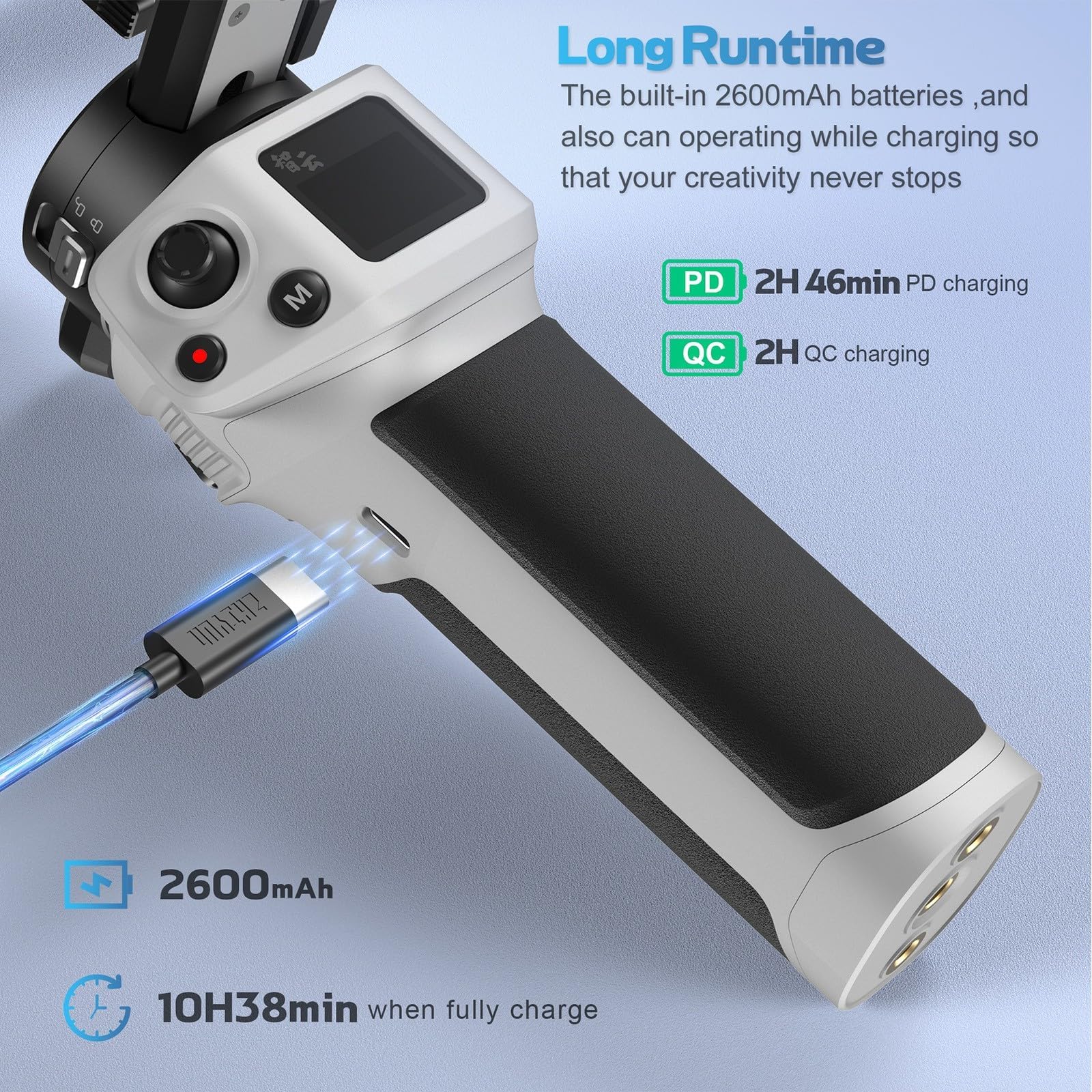 Foto 6 pulgar | Estabilizador De Cardán Zhiyun Cinepeer Weebill 3e Para Cámara De 3 Kg - Venta Internacional.