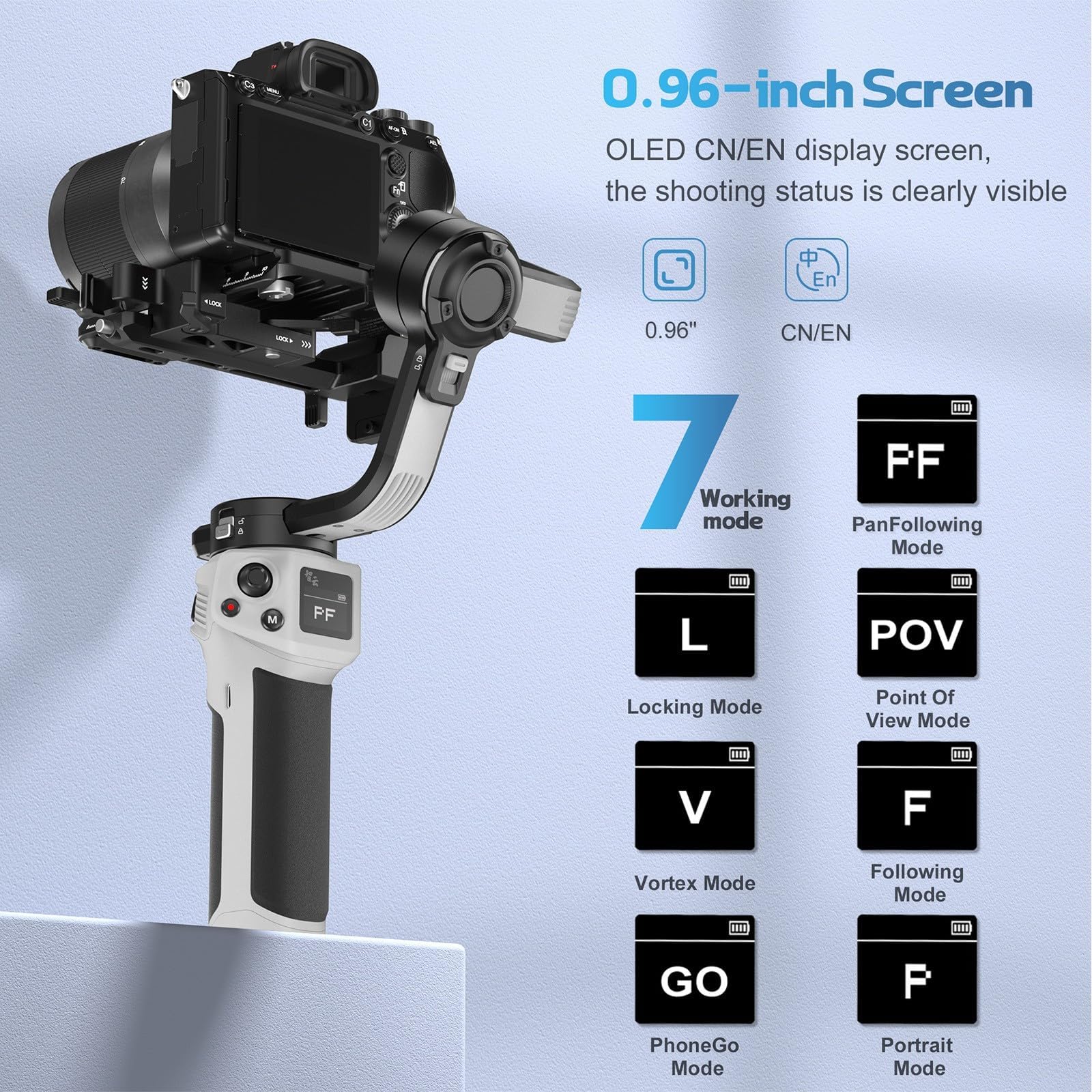 Foto 7 | Estabilizador De Cardán Zhiyun Cinepeer Weebill 3e Para Cámara De 3 Kg - Venta Internacional.