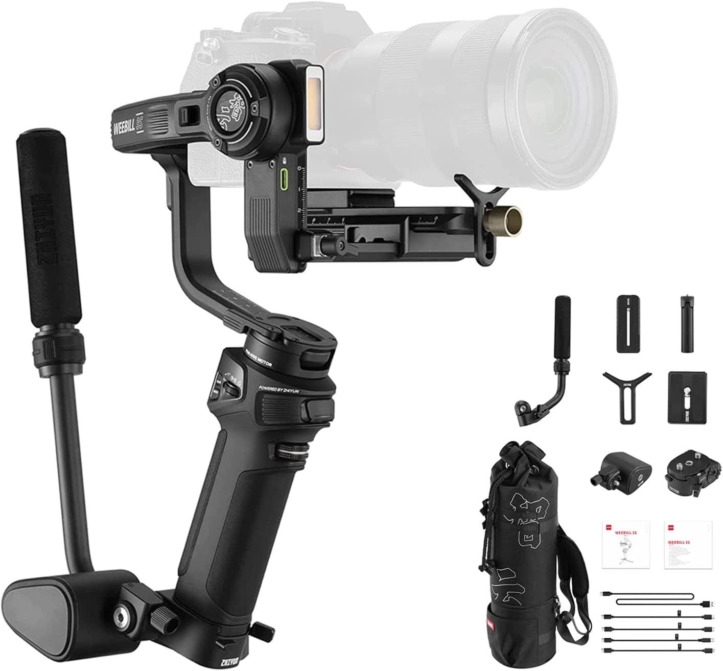 Foto 2 pulgar | Estabilizador De Cardán Zhiyun Weebill 3s Combo De 3 Ejes Para Réflex Digital - Venta Internacional.