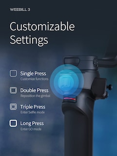 Foto 5 | Estabilizador De Cardán De Cámara Zhiyun Weebill 3 Para Réflex Digital Y Sin Espejo - Venta Internacional.