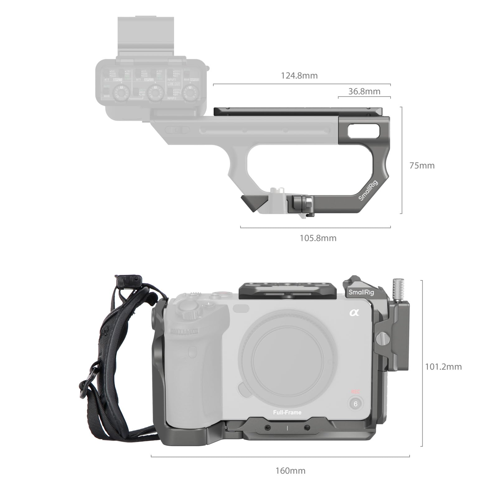 Foto 4 pulgar | Kit De Armazón Para Cámara Smallrig Fx3/fx30 Hawklock Para Sony Con Acc - Venta Internacional.