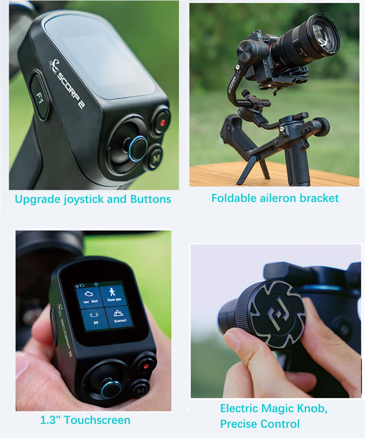 Foto 6 pulgar | Kit Estabilizador De Cardán Feiyutech Scorp 2 Para Dslr/sin Espejo - Venta Internacional.