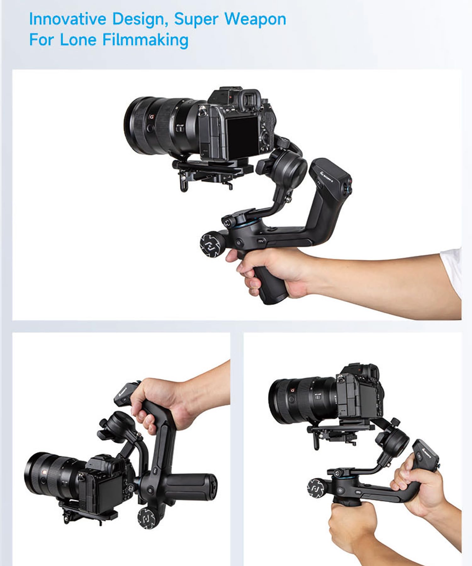 Foto 7 pulgar | Kit Estabilizador De Cardán Feiyutech Scorp 2 Para Dslr/sin Espejo - Venta Internacional.