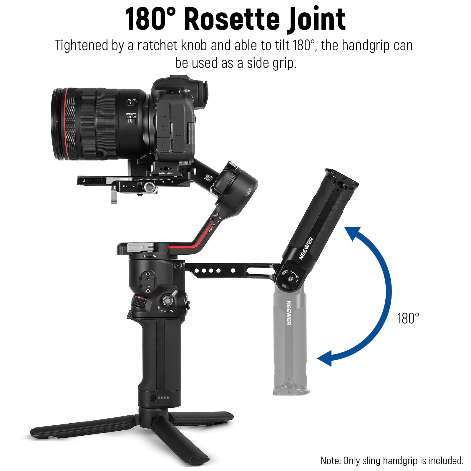 Foto 4 pulgar | Empuñadura Neewer St49 Para Dji Ronin Rs4 Rs3 Mini - Venta Internacional.