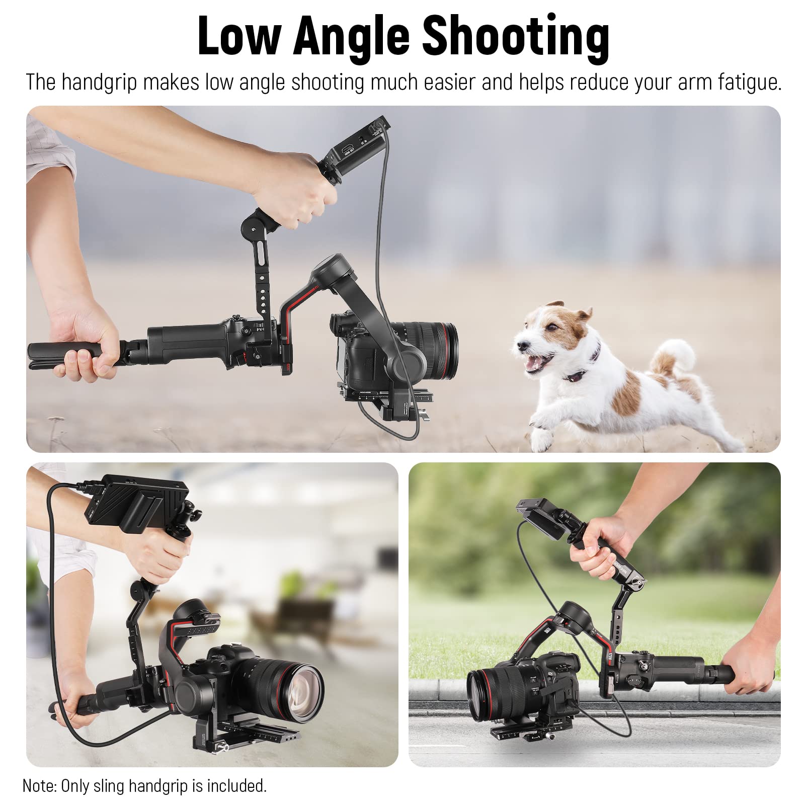 Foto 7 pulgar | Empuñadura Neewer St49 Para Dji Ronin Rs4 Rs3 Mini - Venta Internacional.