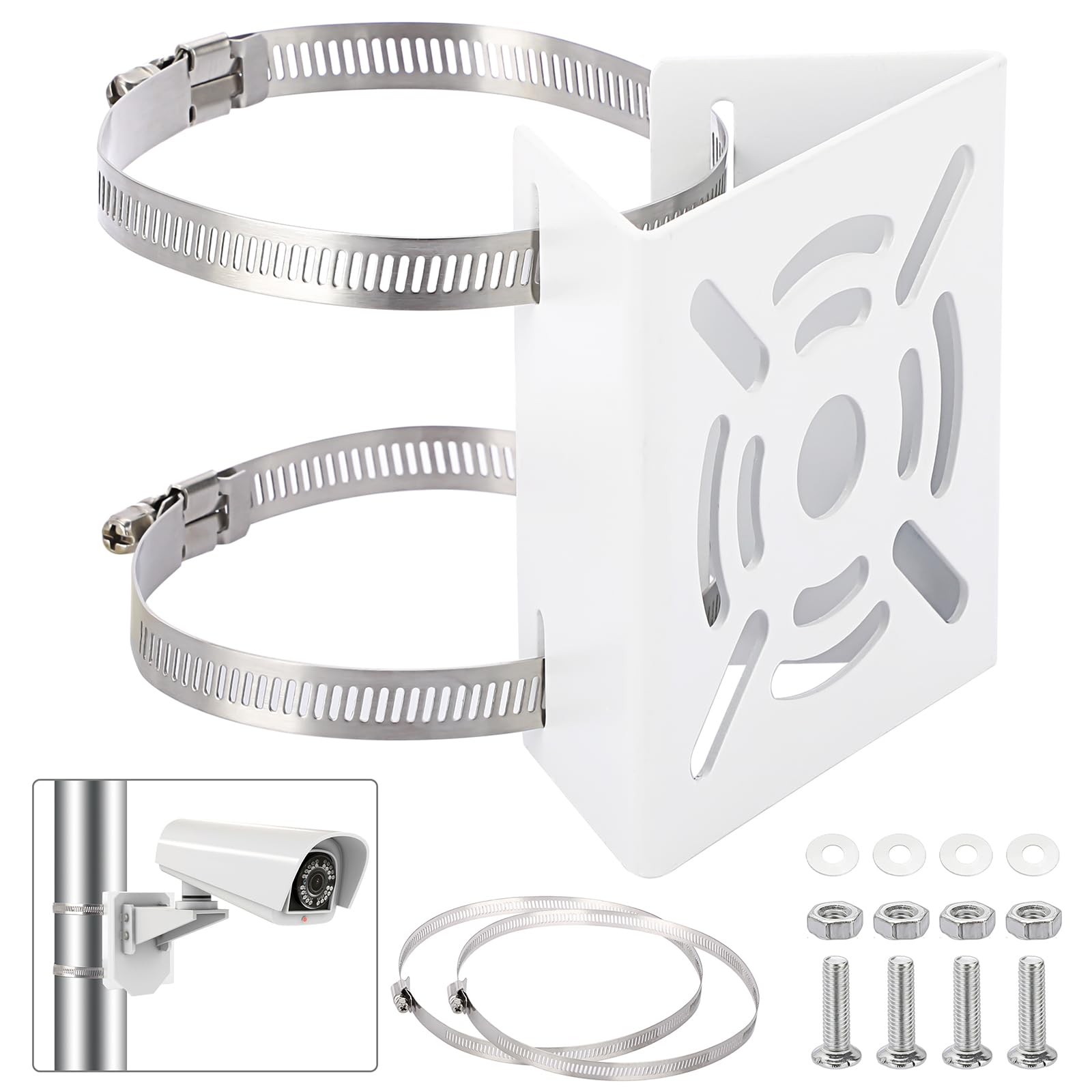 Soporte De Montaje En Poste De Cámara Sumnacon De Acero Inoxidable - Venta Internacional.