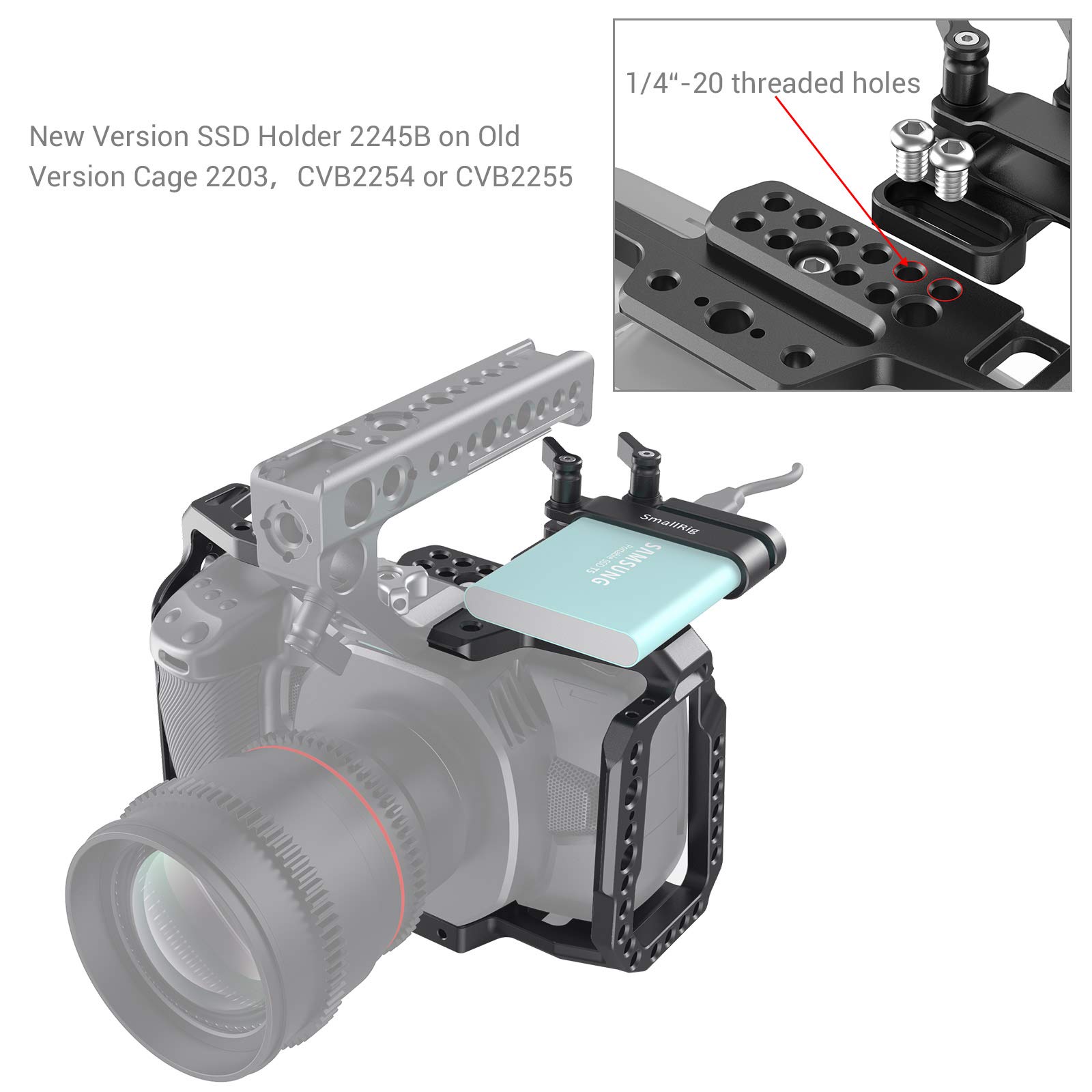 Foto 4 pulgar | Soporte De Montaje Ssd Smallrig Para Ssd Samsung T5 - Venta Internacional.