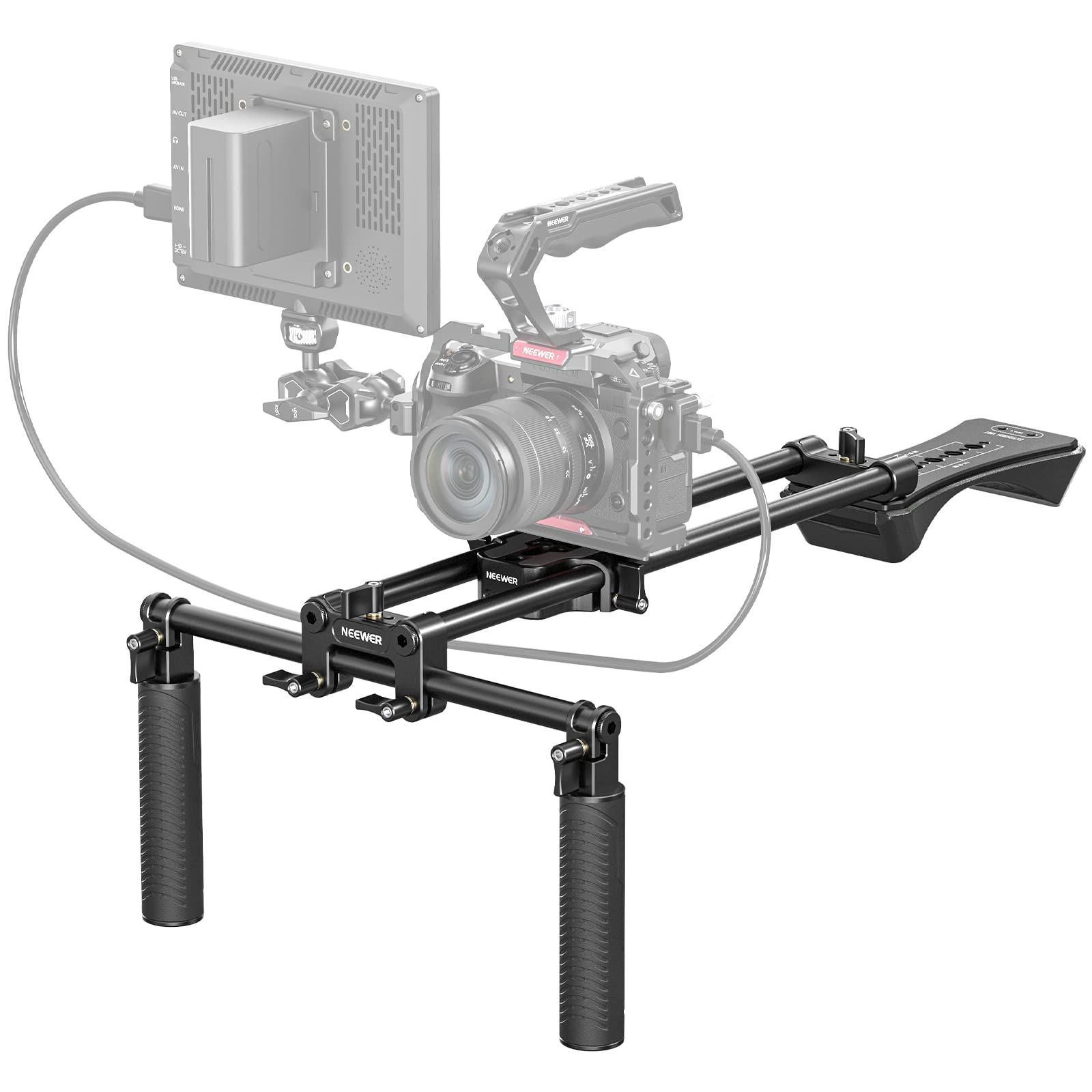 Foto 2 pulgar | Kit De Hombrera Neewer Sr004 Con Sistema De Soporte Para Varillas De 15 Mm - Venta Internacional.
