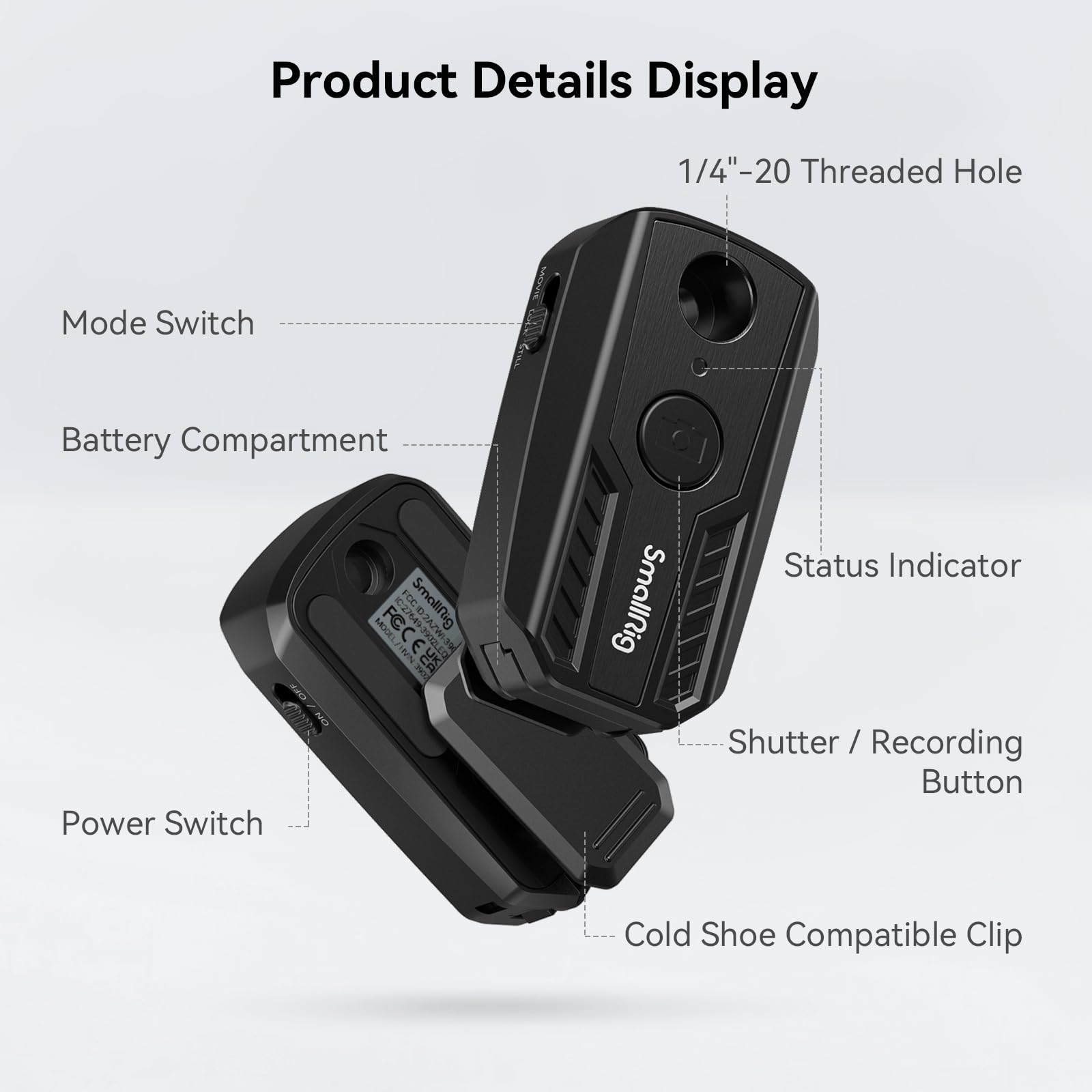 Foto 3 | Control Remoto Inalámbrico Smallrig Para Cámara Sony Canon Nikon - Venta Internacional.
