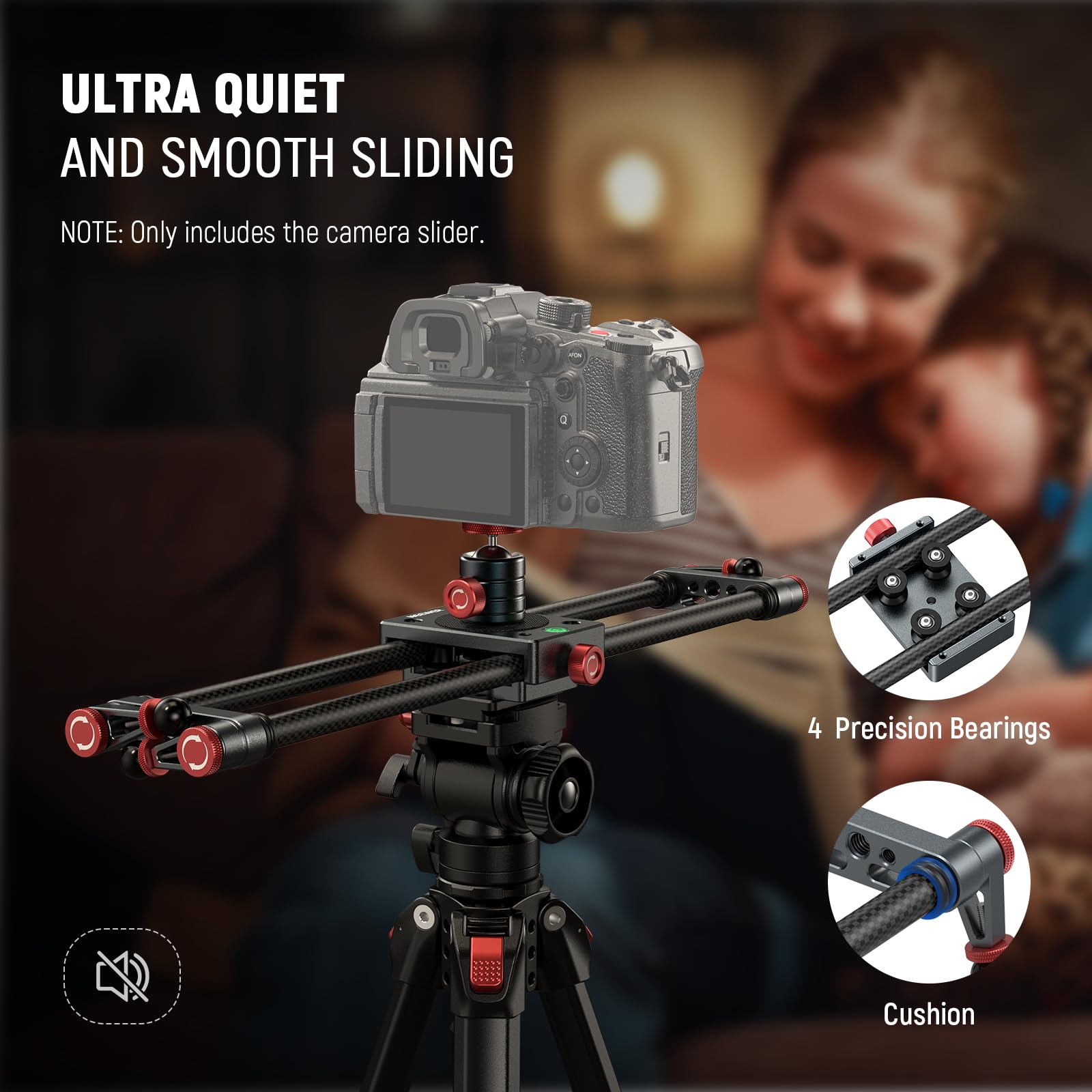 Foto 3 pulgar | Cámara Slider Neewer Cs1m De Fibra De Carbono De 40 Cm Con Accesorios - Venta Internacional.