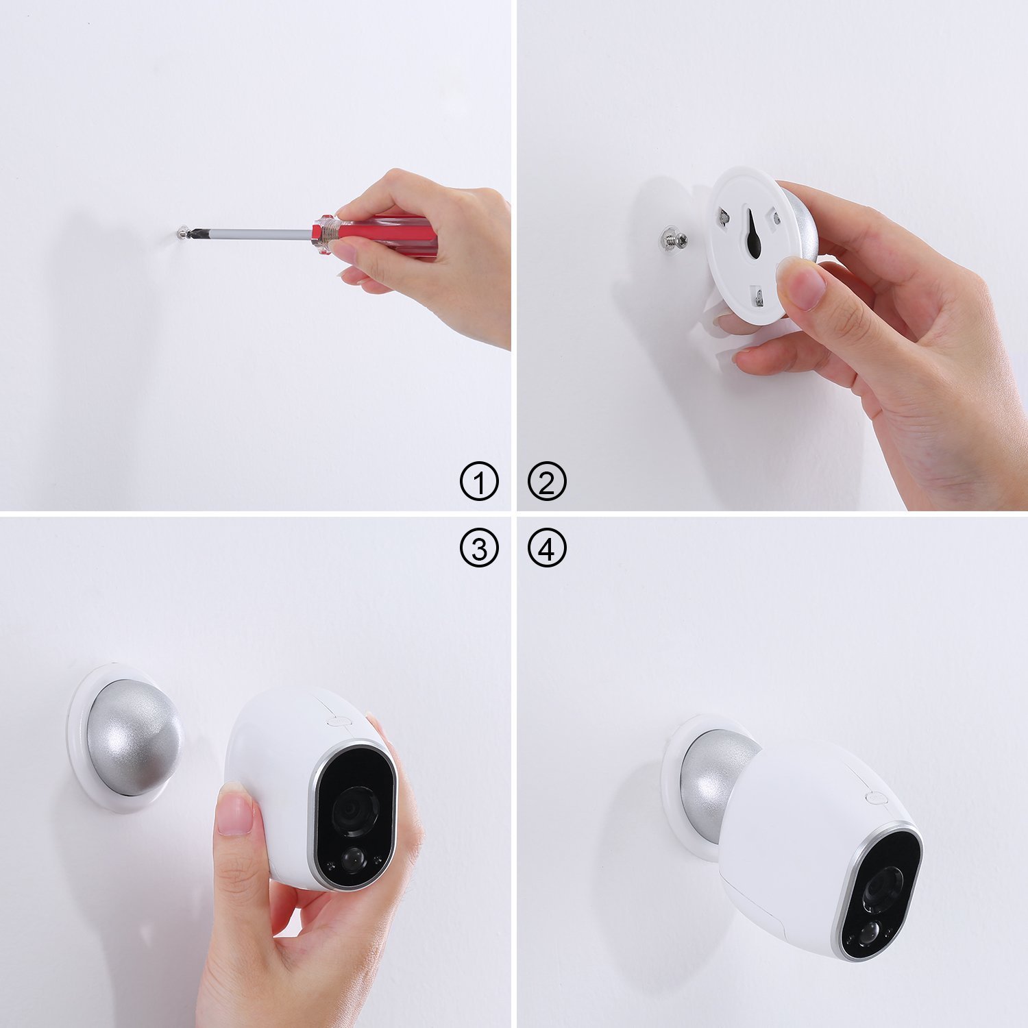 Foto 6 pulgar | Soporte De Pared De Seguridad Skylety Para Arlo, Arlo Pro, Arlo Pro 2 (paquete De 4) - Venta Internacional.