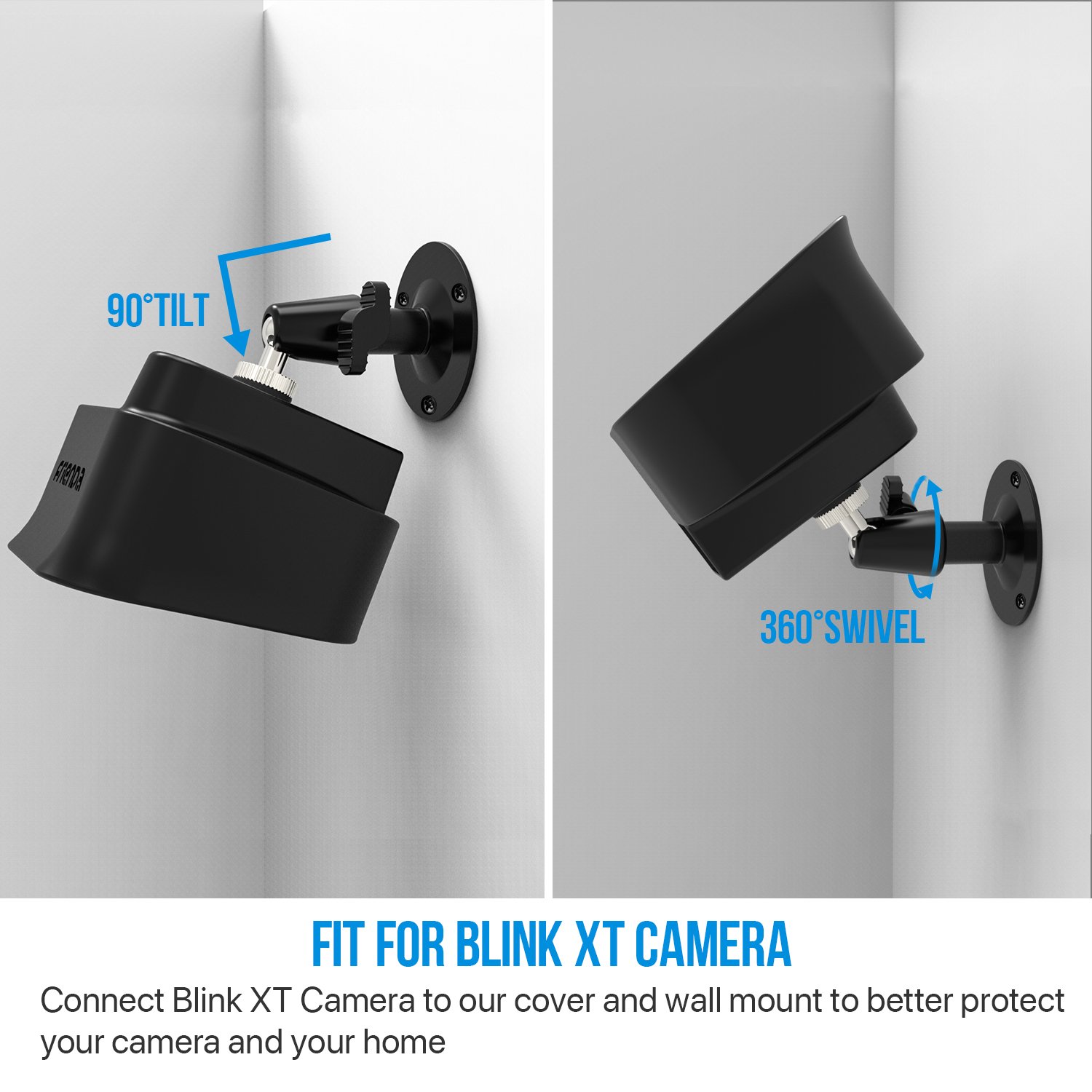 Foto 6 pulgar | Soporte De Pared Y Funda De Silicona Para Cámara Blink Xt - Venta Internacional.